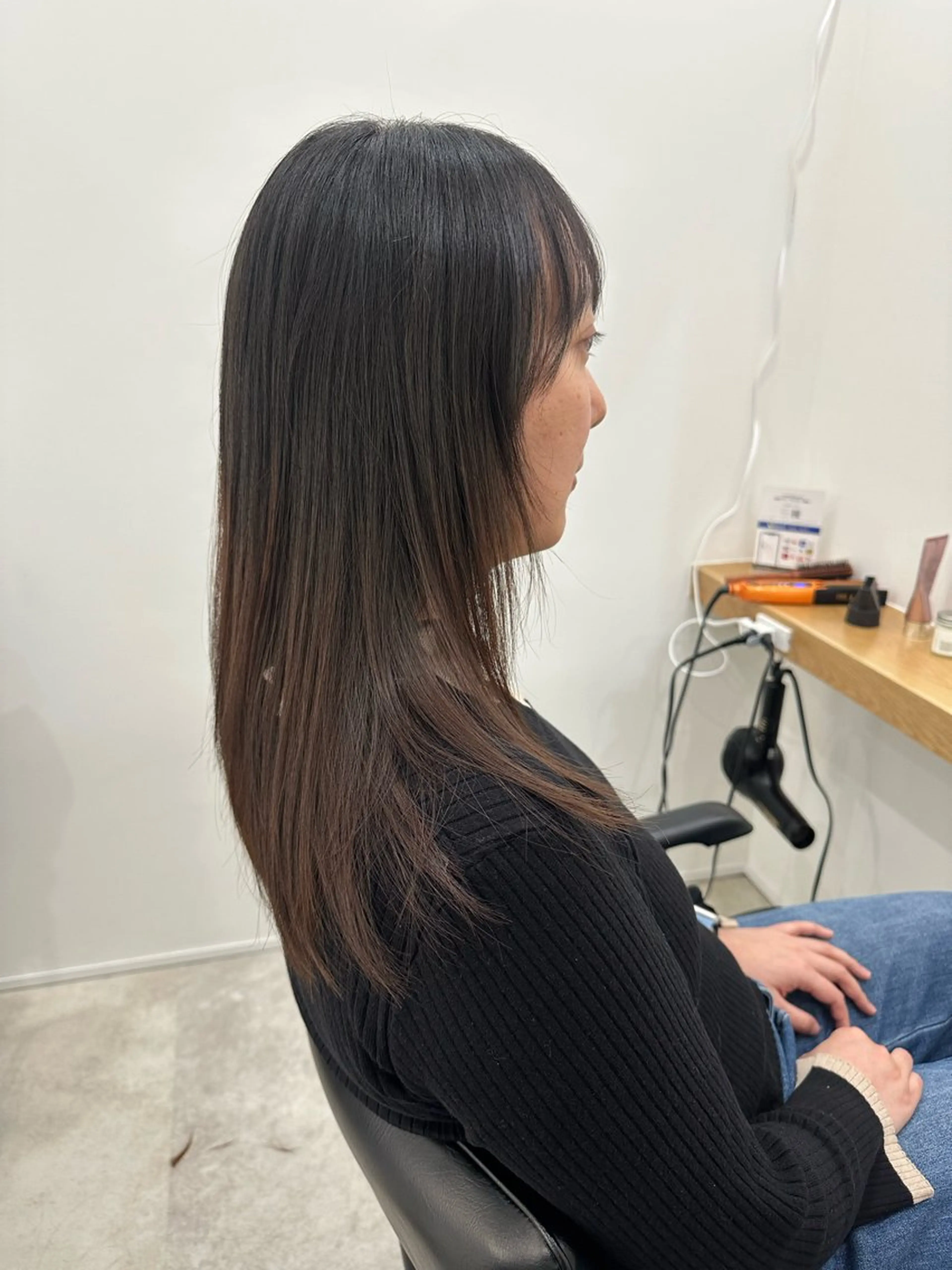 セミロング カット トリートメント レイヤー/ナチュラル 💐nao.のヘアスタイル