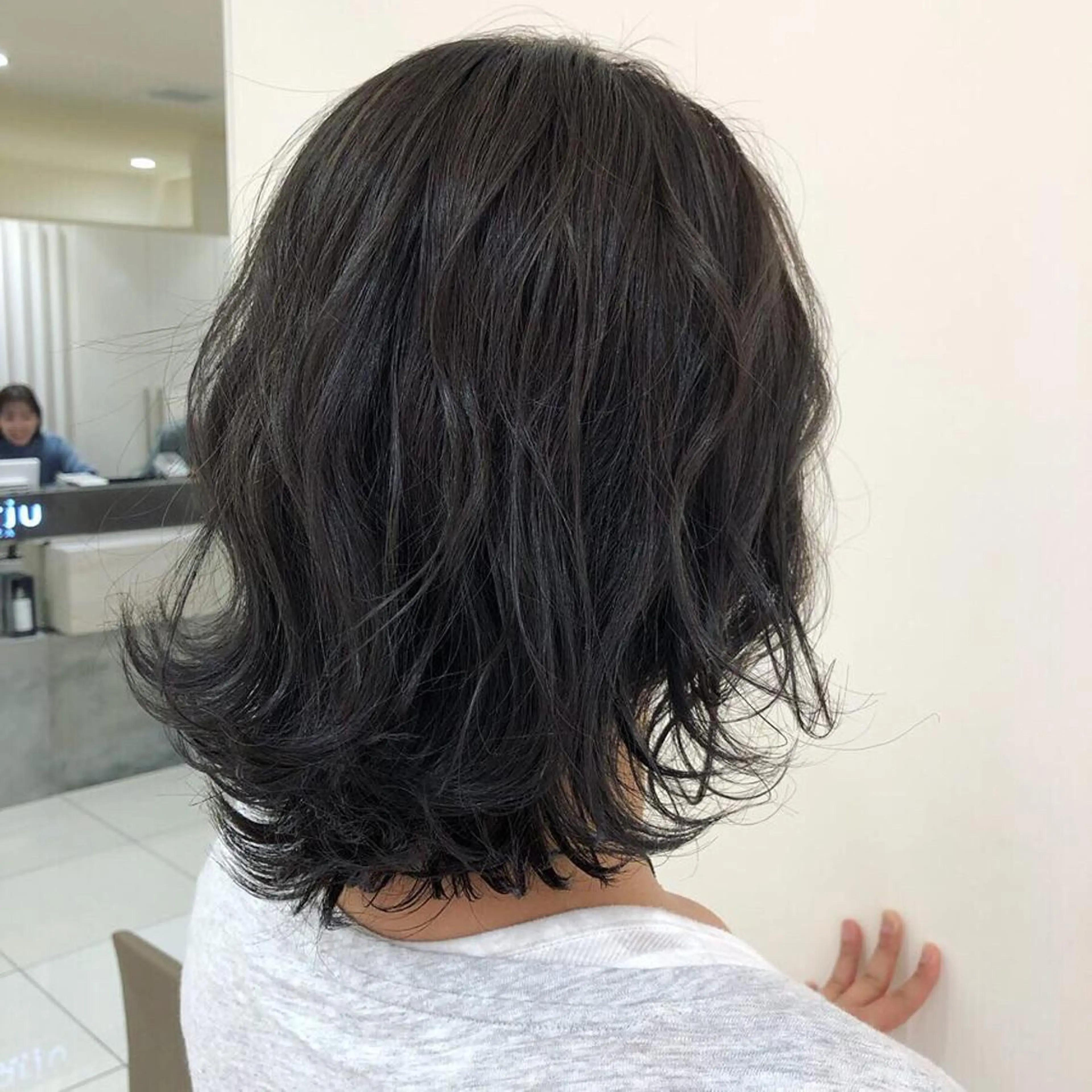 ミディアム カラー 【髪質改善】 梅田　聡のヘアスタイル