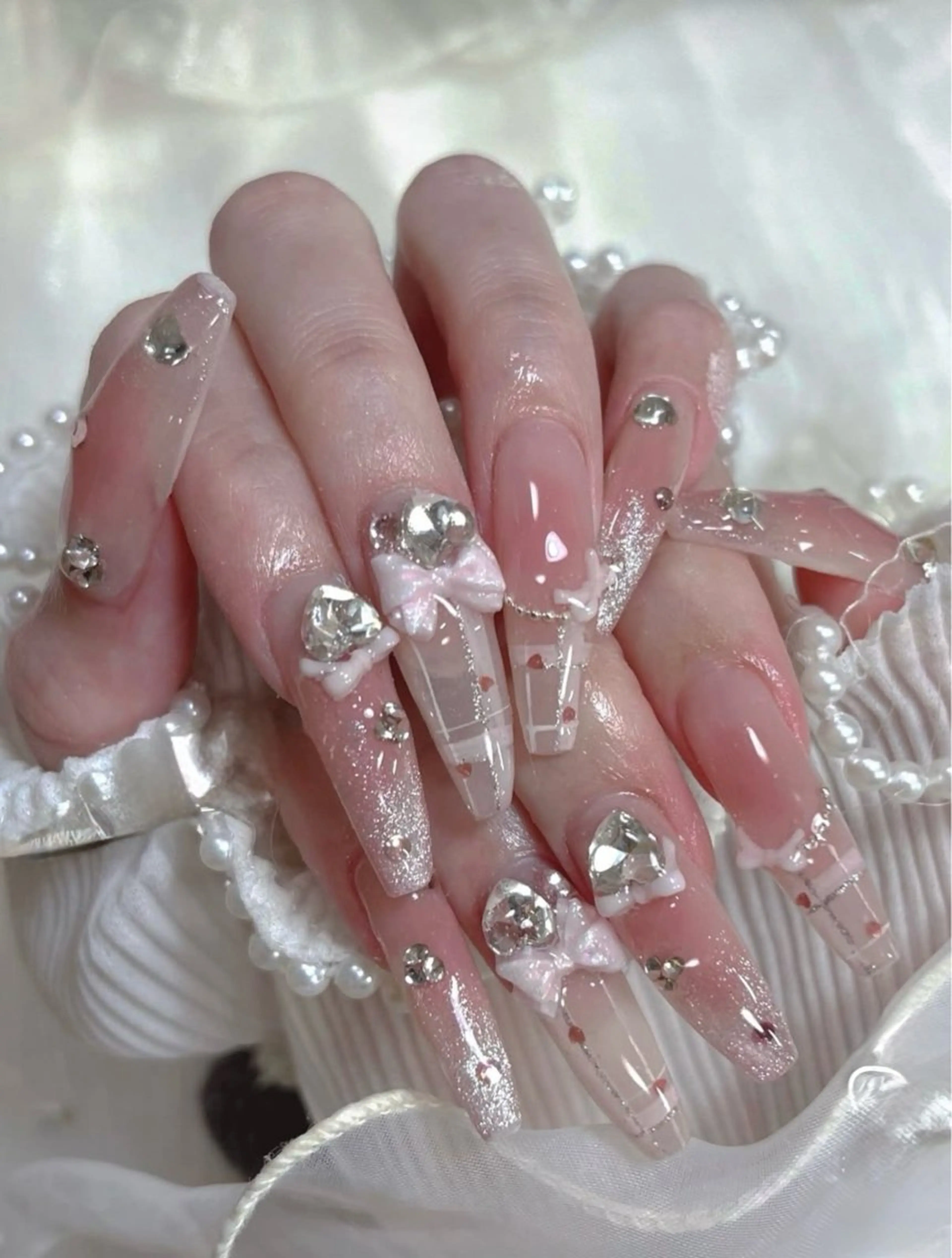 ネイル 韓国ネイル ニュアンスネイル シンプルネイル ワンホンネイル Nihonthy Nail 新宿のネイルデザイン