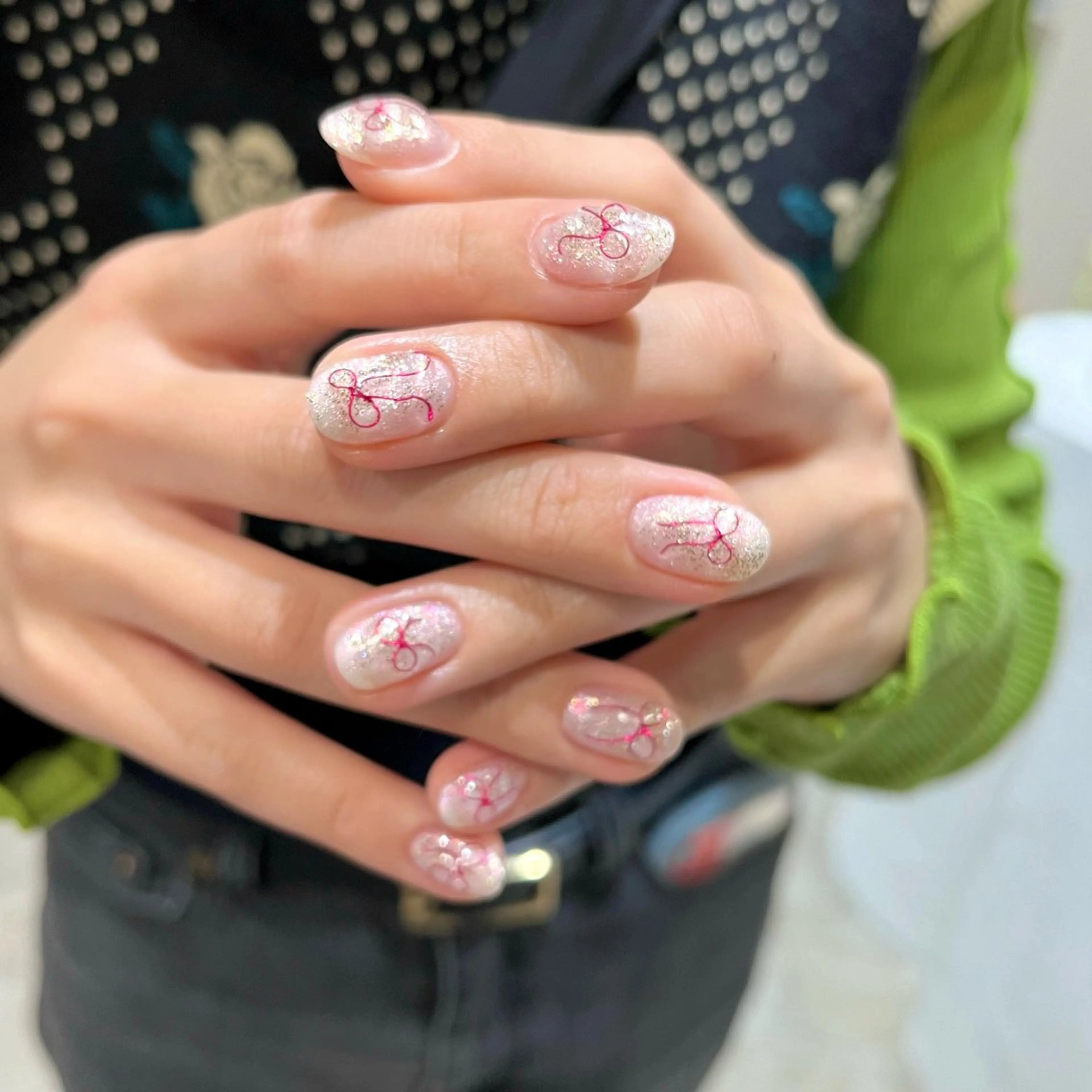 ネイル ハンドネイル 0203ムニムサン 💙Airiのネイルデザイン