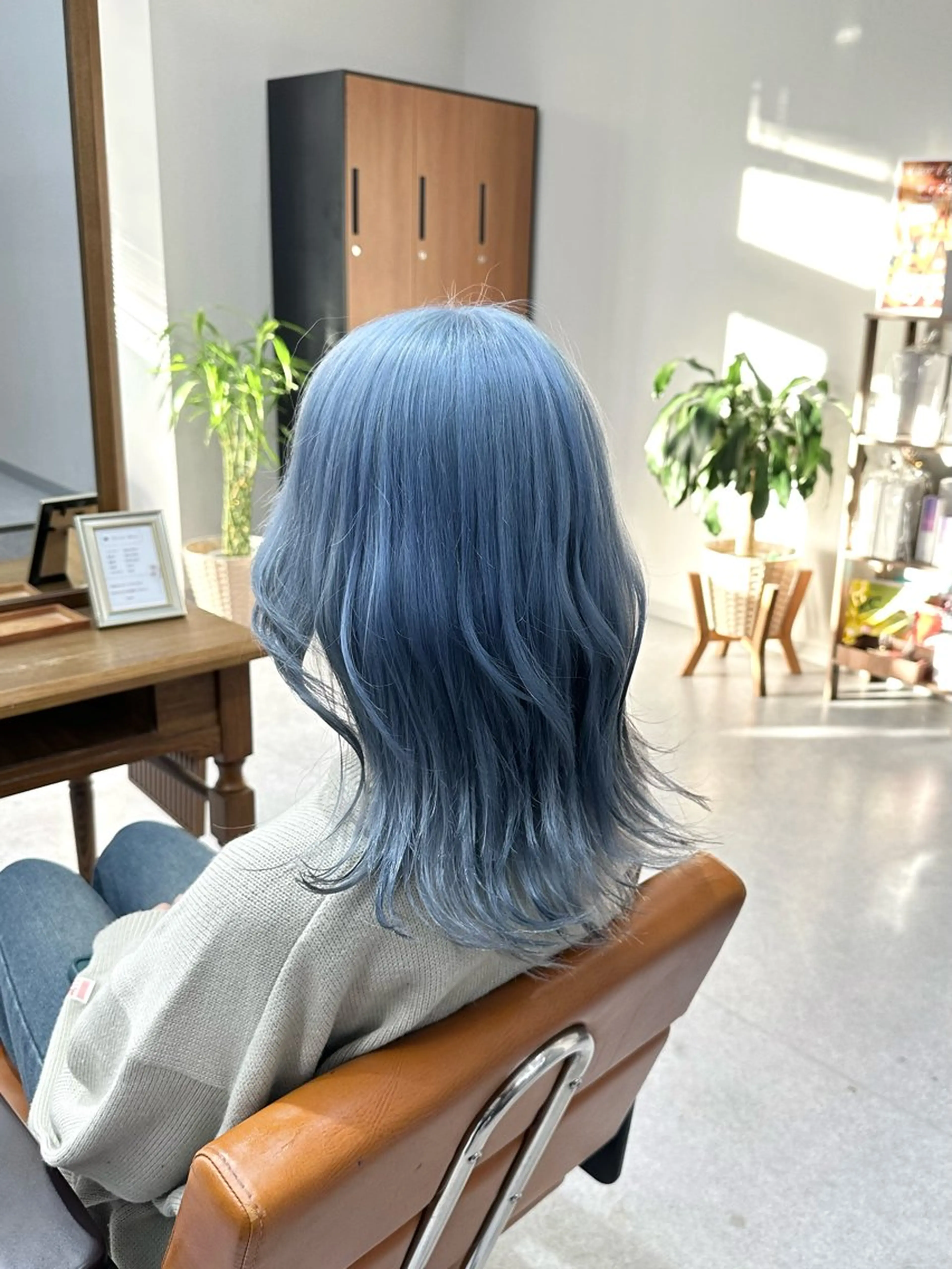 ミディアム ヘアカラー 中島 大聖のヘアスタイル