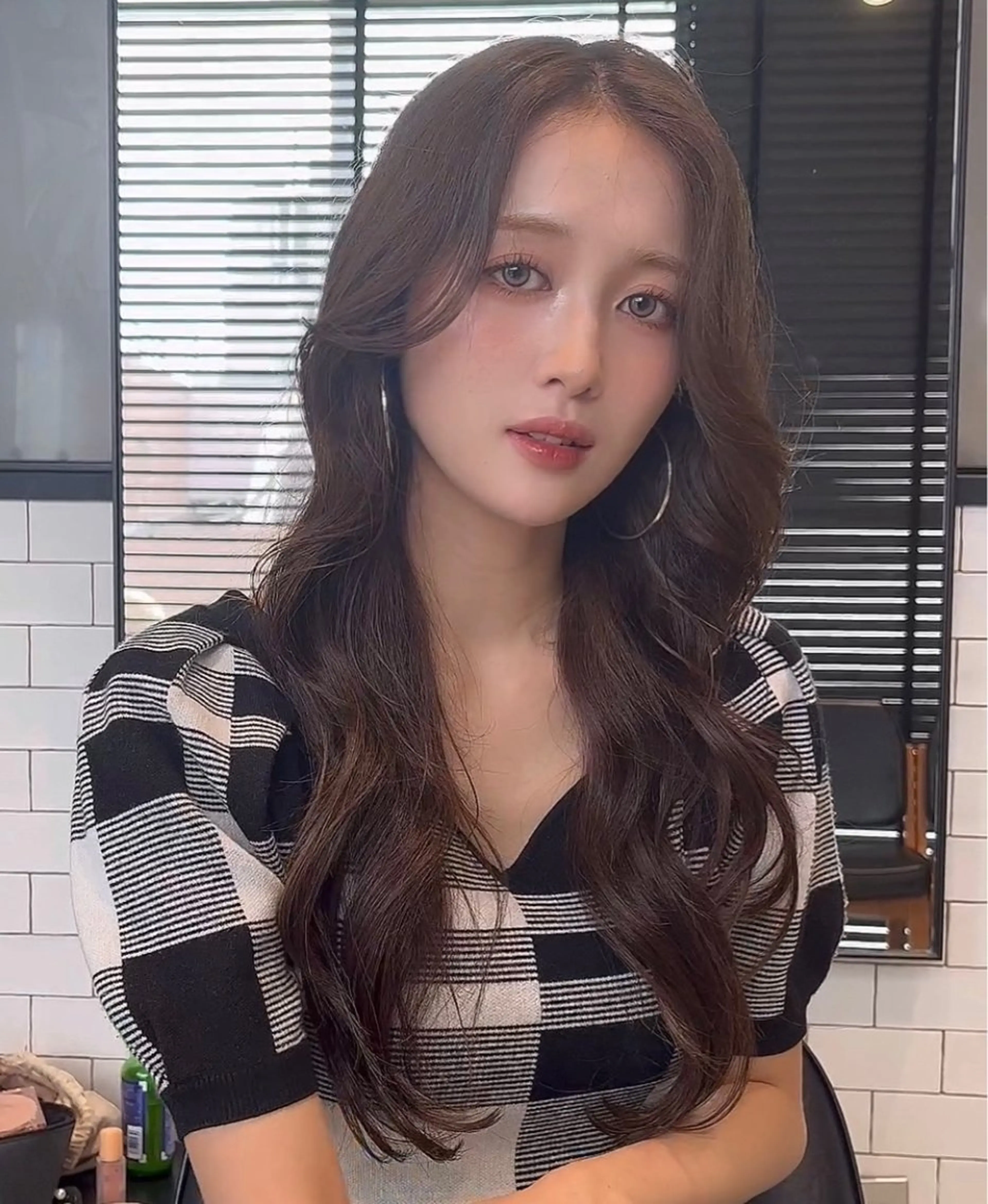 ミディアム カラー カット ヘアカラー トリートメント 🌫️大人韓国ヘア 🌫️naoyaのヘアスタイル