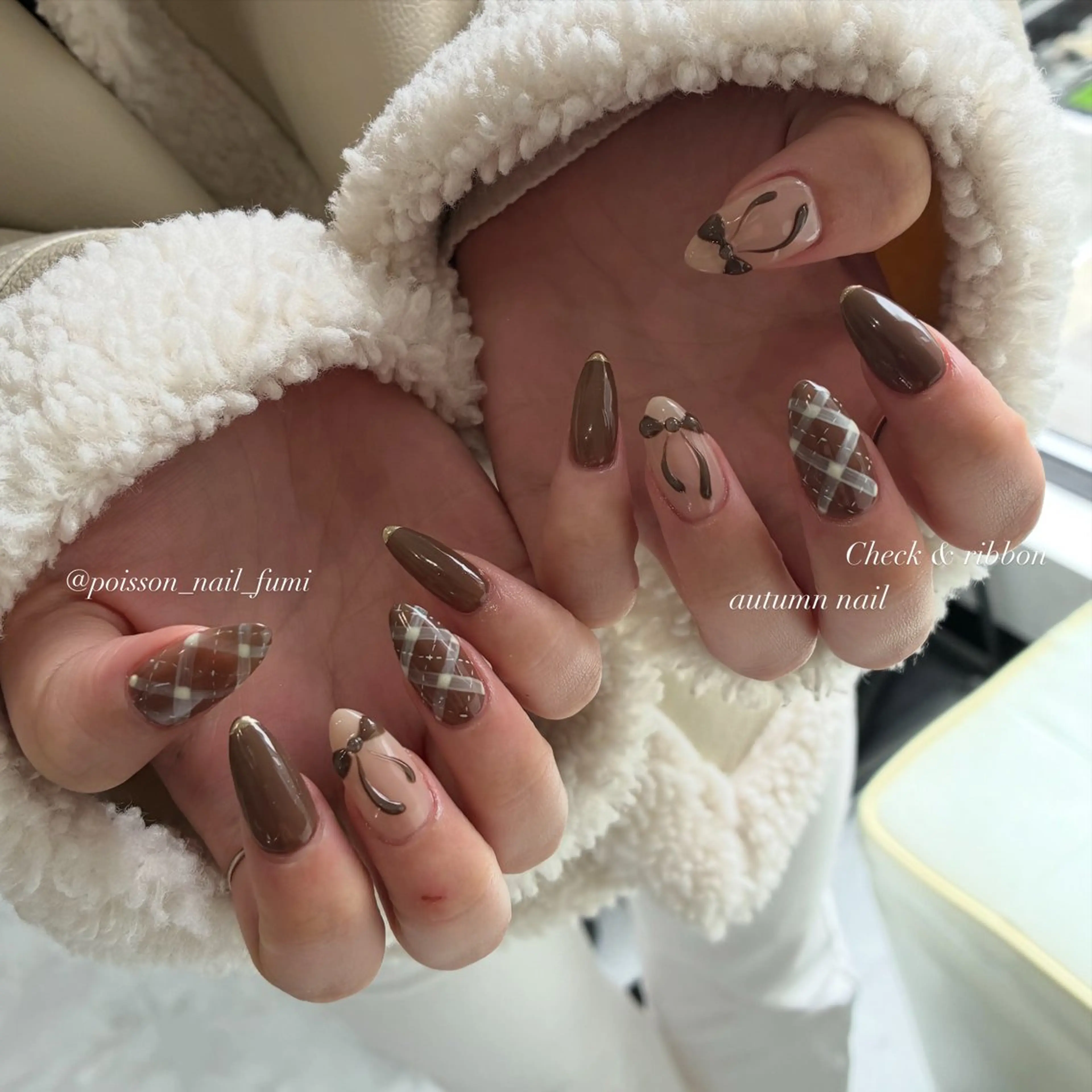 オフ込み（Hand)アクリルスカルプ10本　フルアートコースの写真