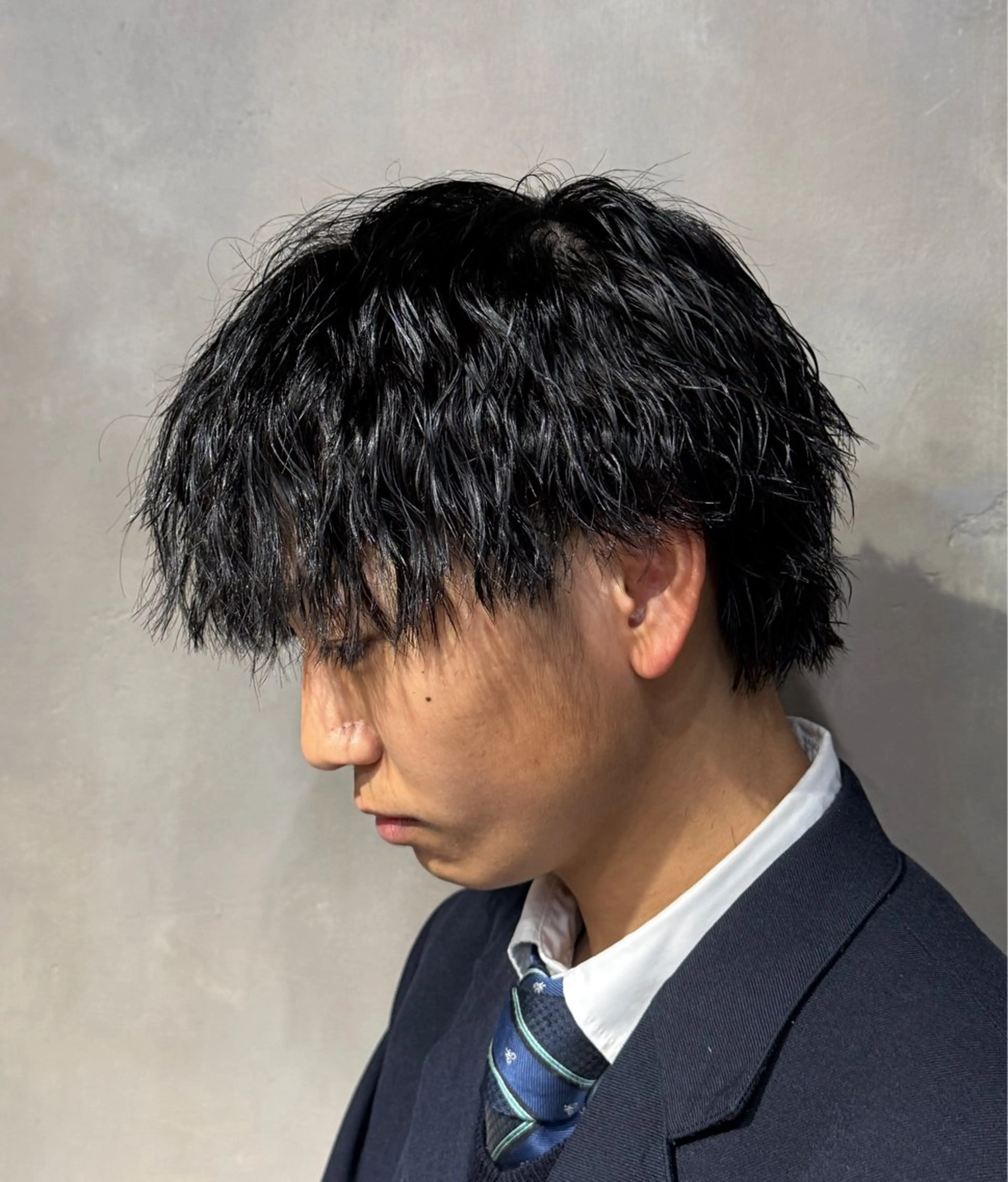 似合わせmen'sカット+パーマの写真