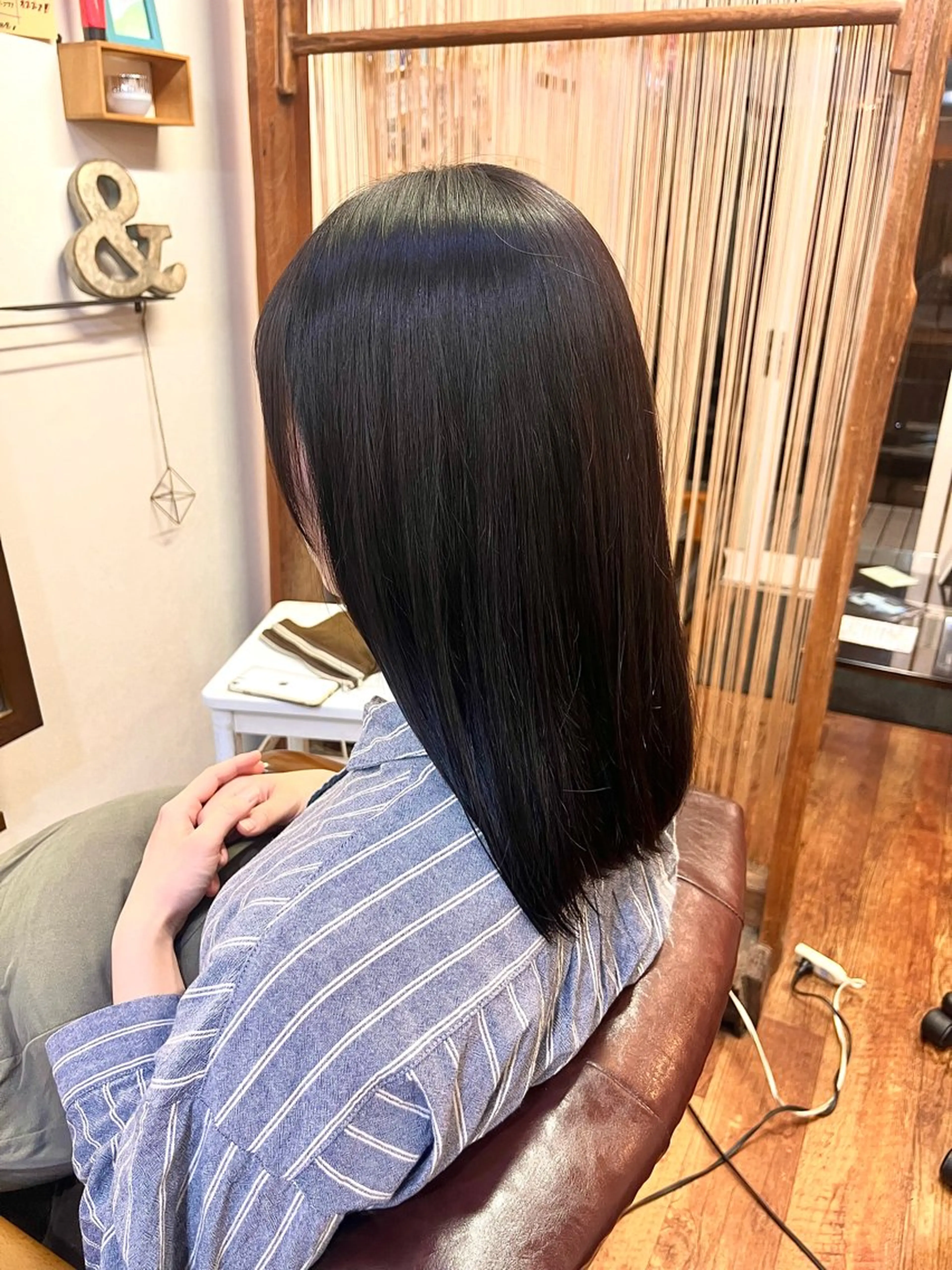 ミディアム カラー ヘアアレンジ 中津川 愛恵のヘアスタイル