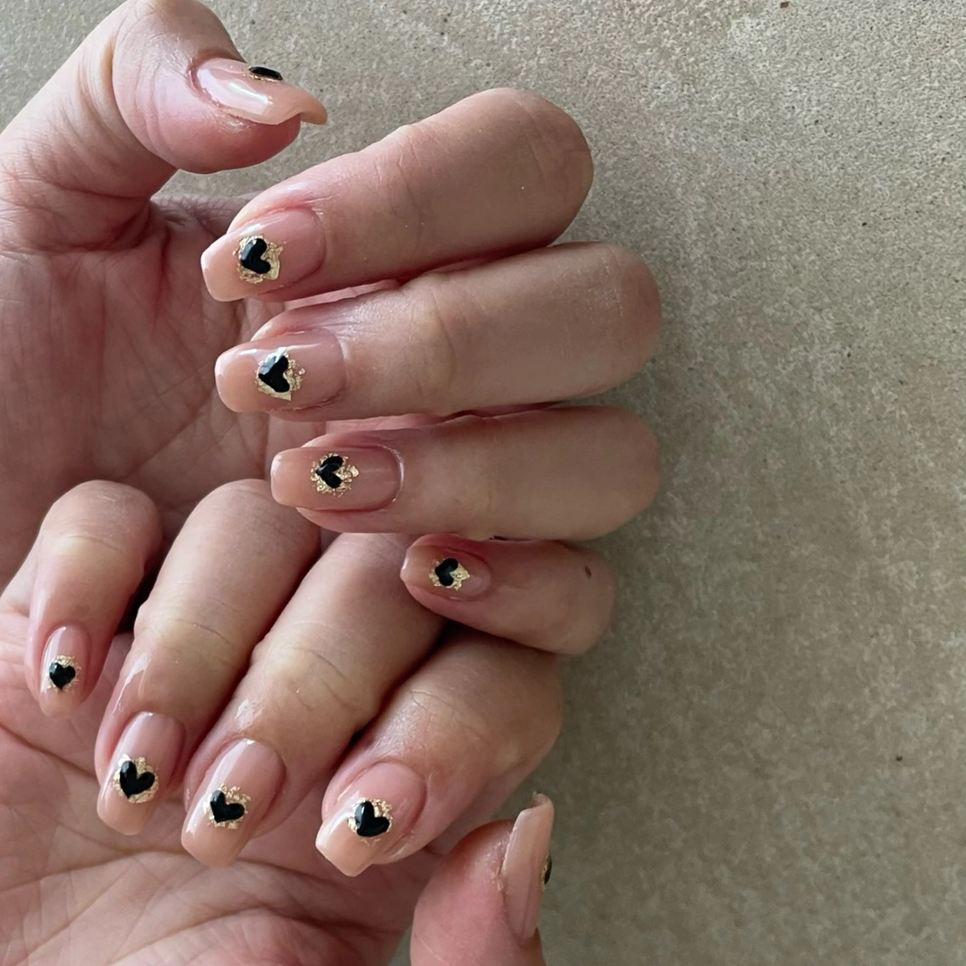 ネイル ハート Rili Hondaのネイルデザイン