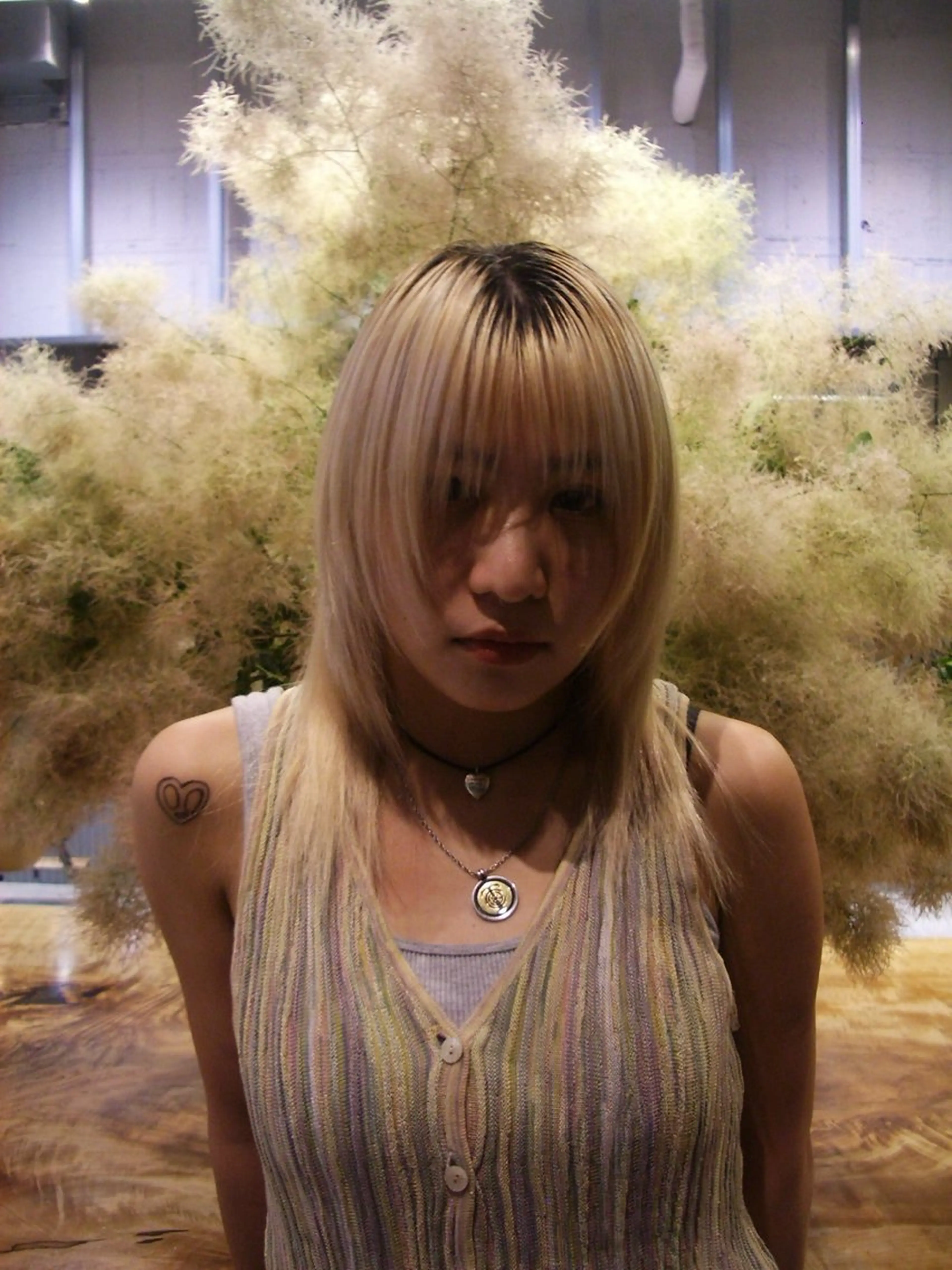 ミディアム カラー ヘアアレンジ ヘアカラー トリートメント ヘッドスパ marino マリノのヘアスタイル