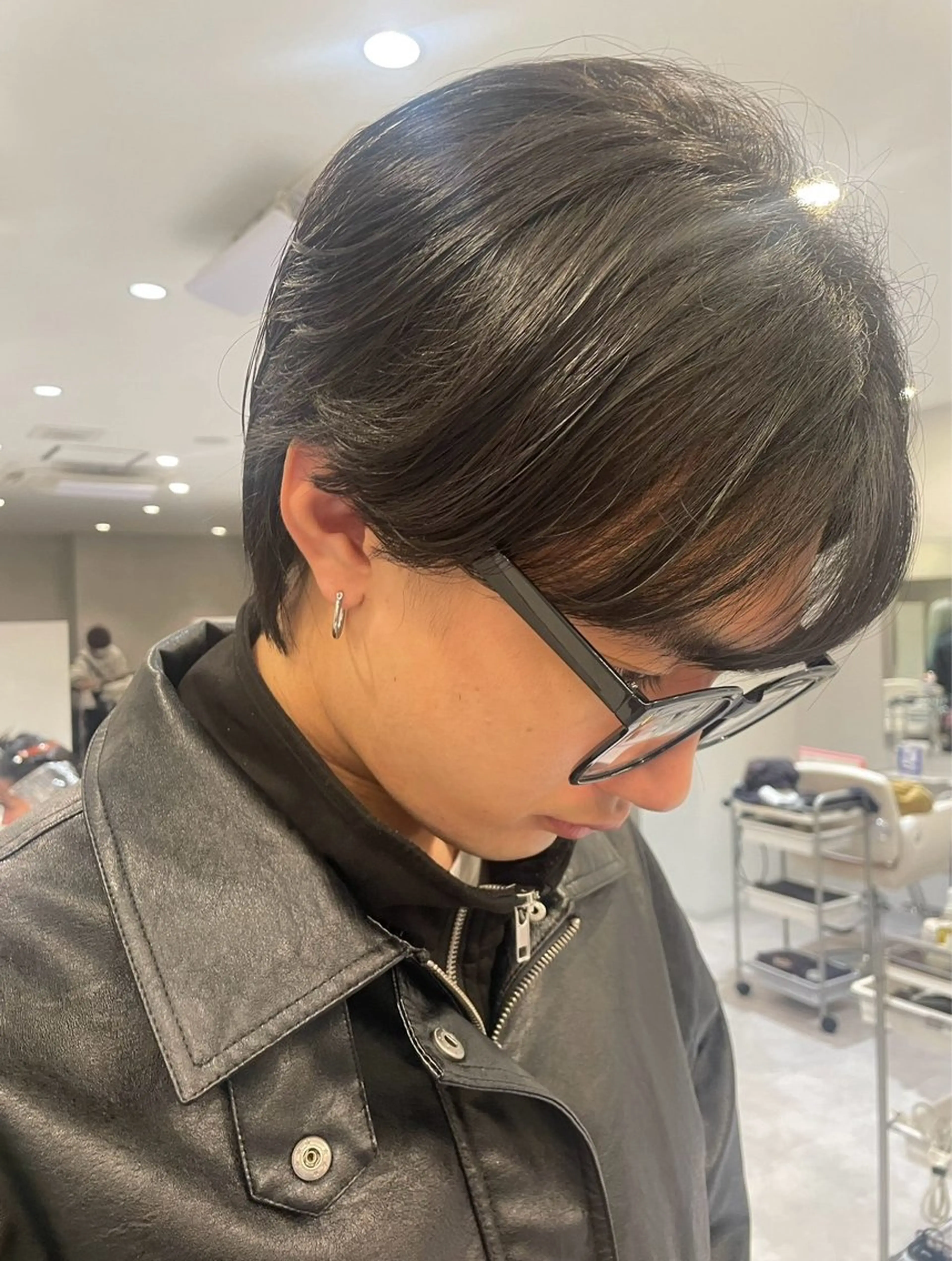 メンズ カット ヘッドスパ 🥣安野祥華 銀座大人ショート🥣のヘアスタイル