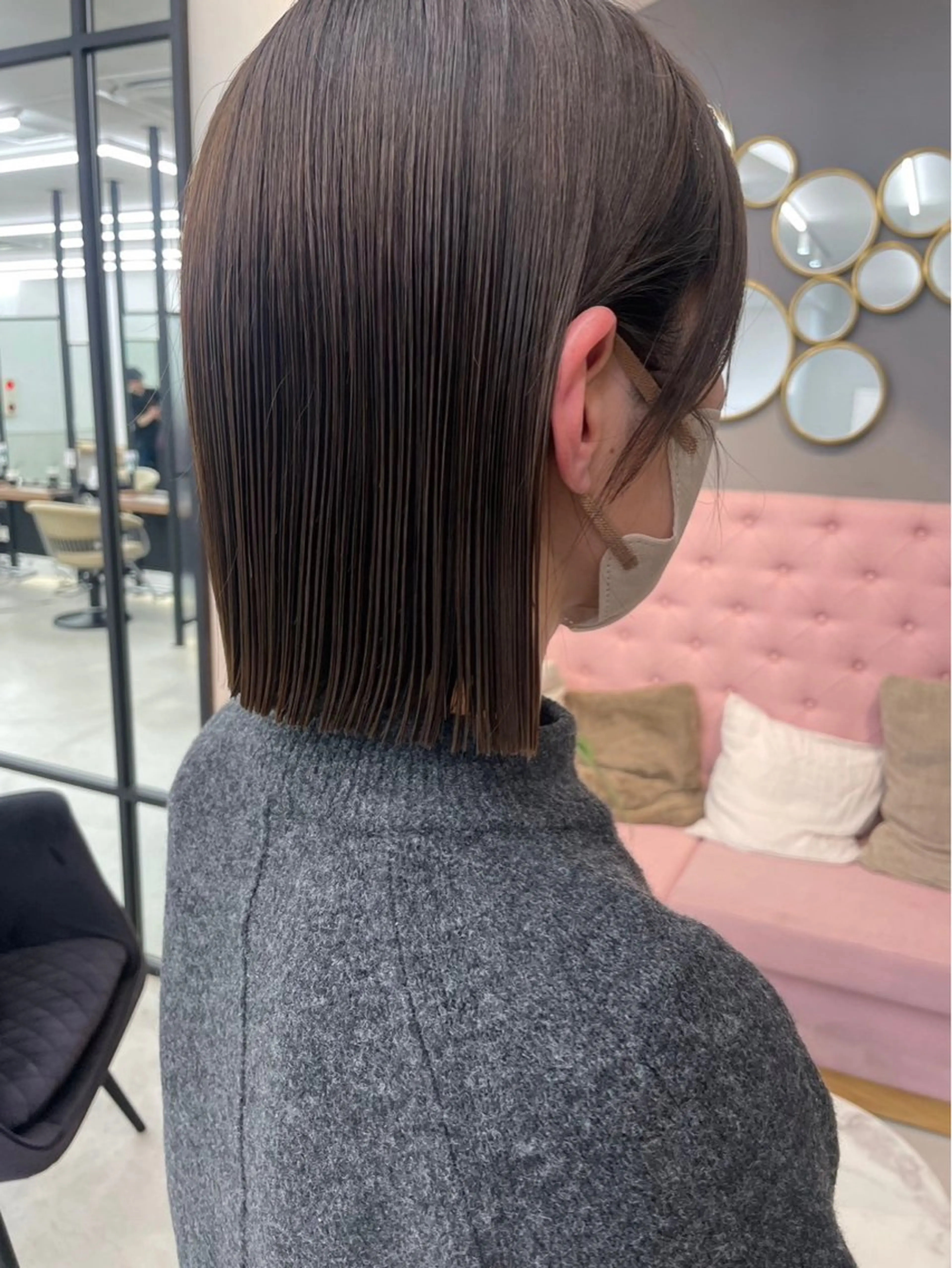 ショート ボブ/縮毛矯正/艶髪 /さのまなみのヘアスタイル