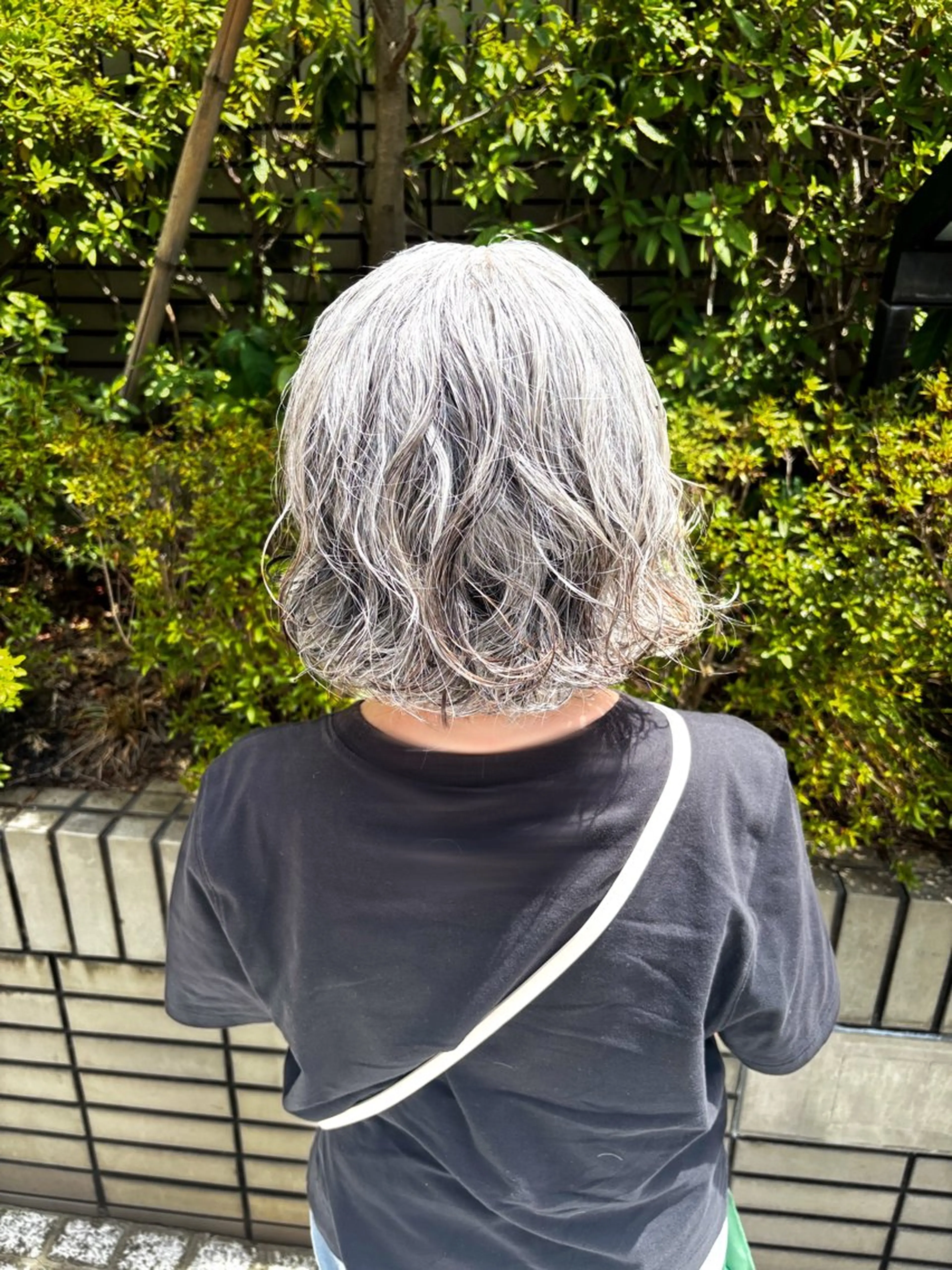 ミディアム カット パーマ トリートメント . kanokoのヘアスタイル