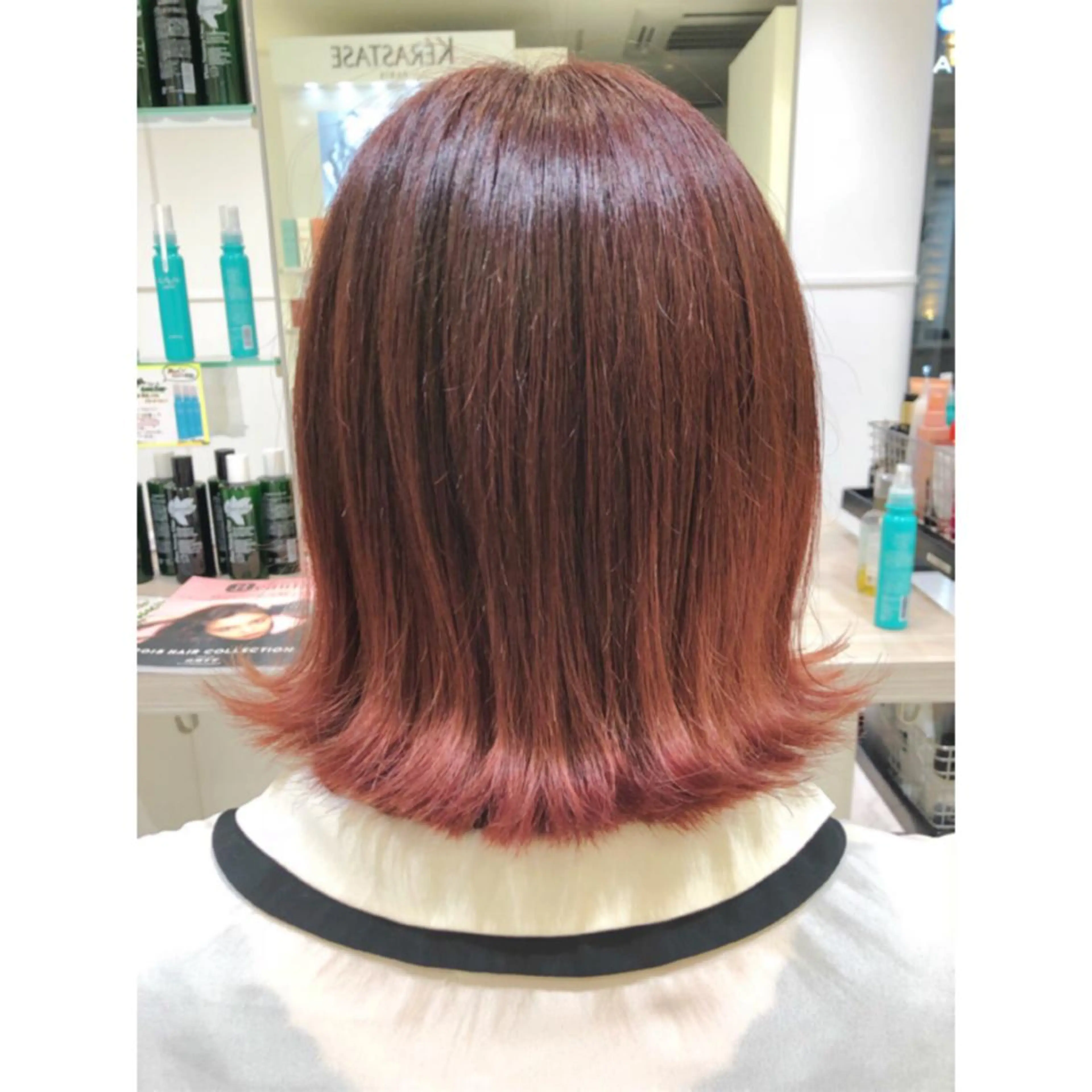 ミディアム カラー 【まとまるショート 髪質改善】今井隆太のヘアスタイル