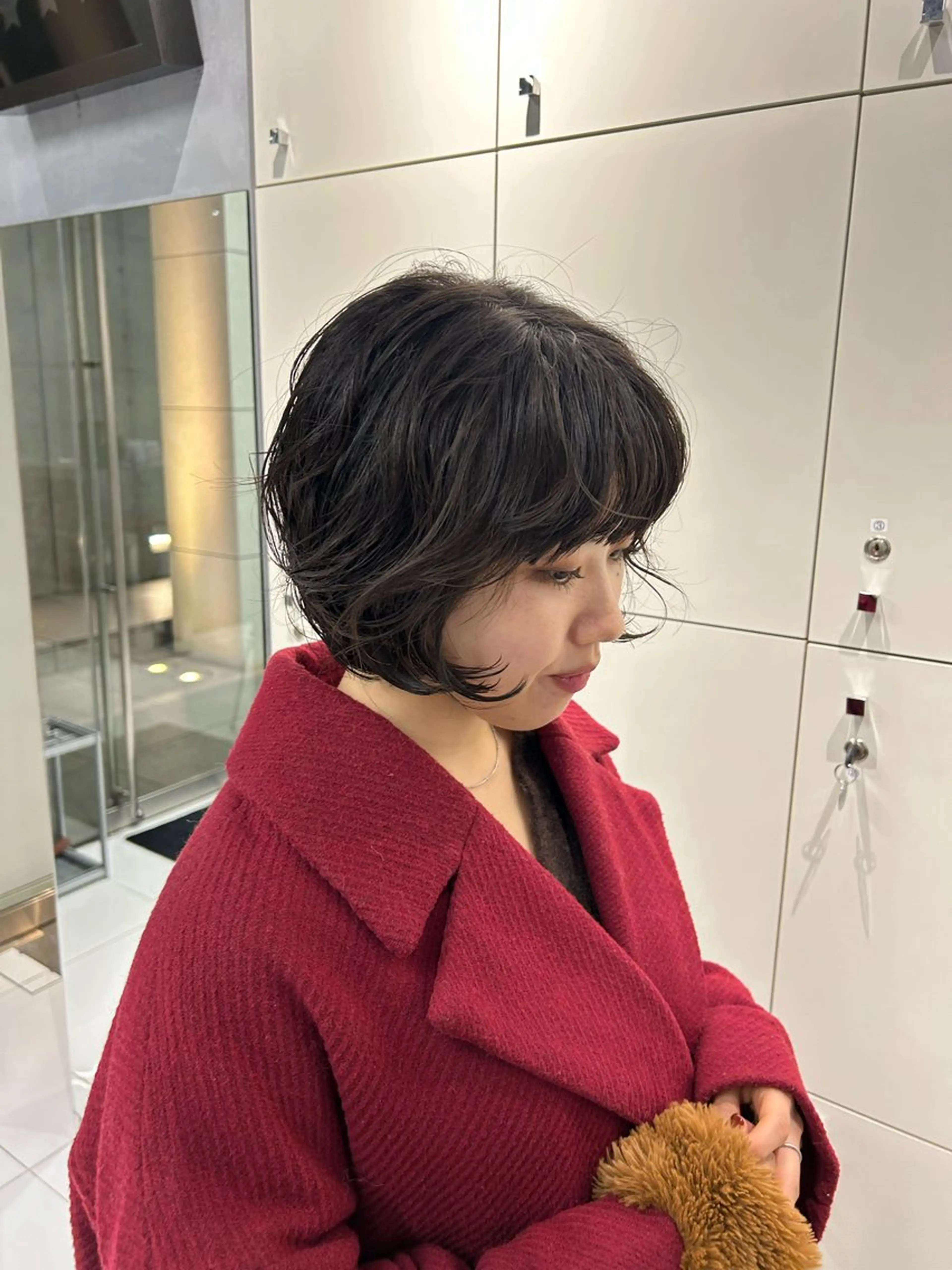 ショート パーマ 宇都宮 育実のヘアスタイル