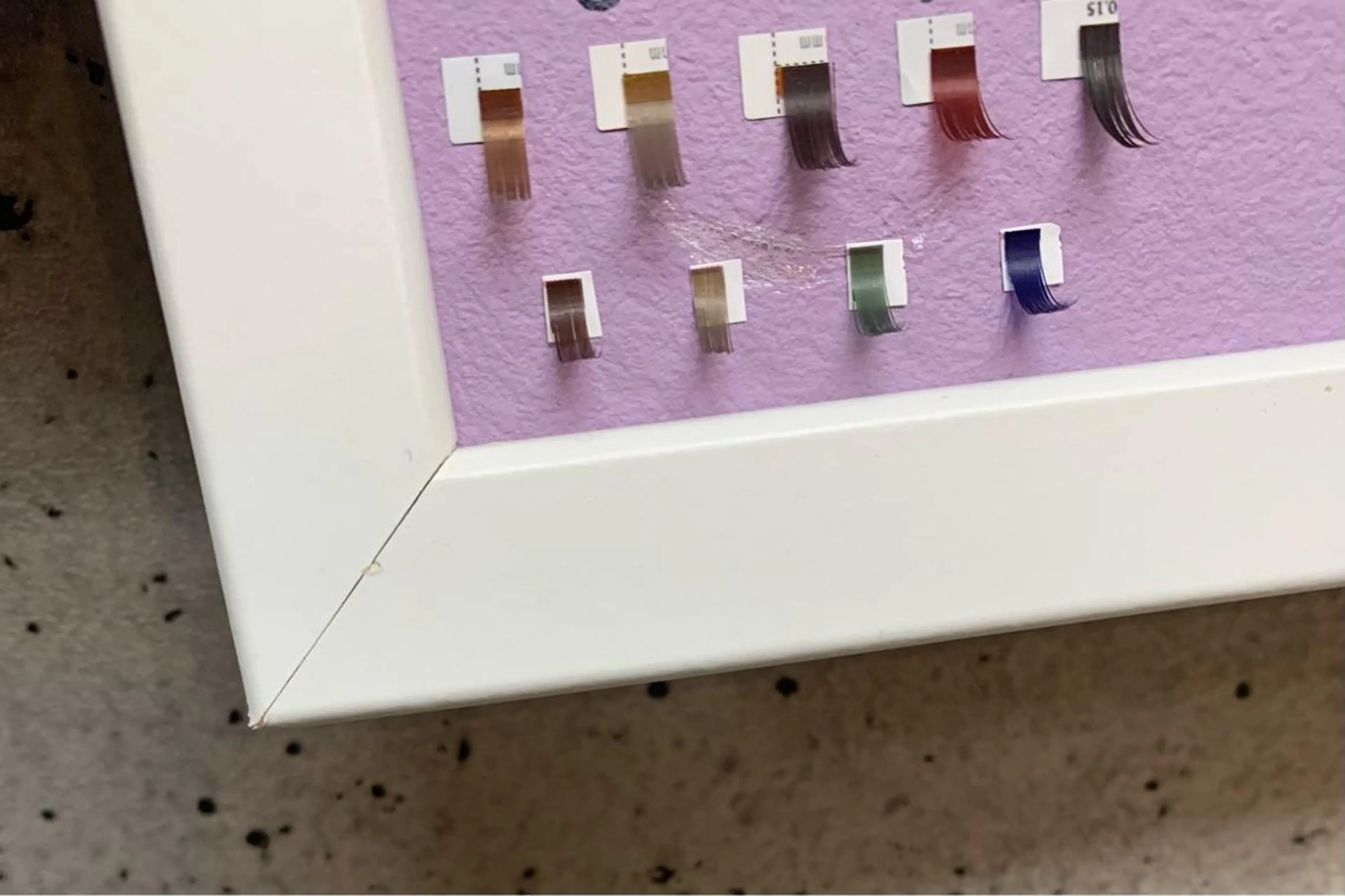 マツエク・マツパ カラーマツエク フラットラッシュ yamawaki erinaのマツエク・マツパデザイン