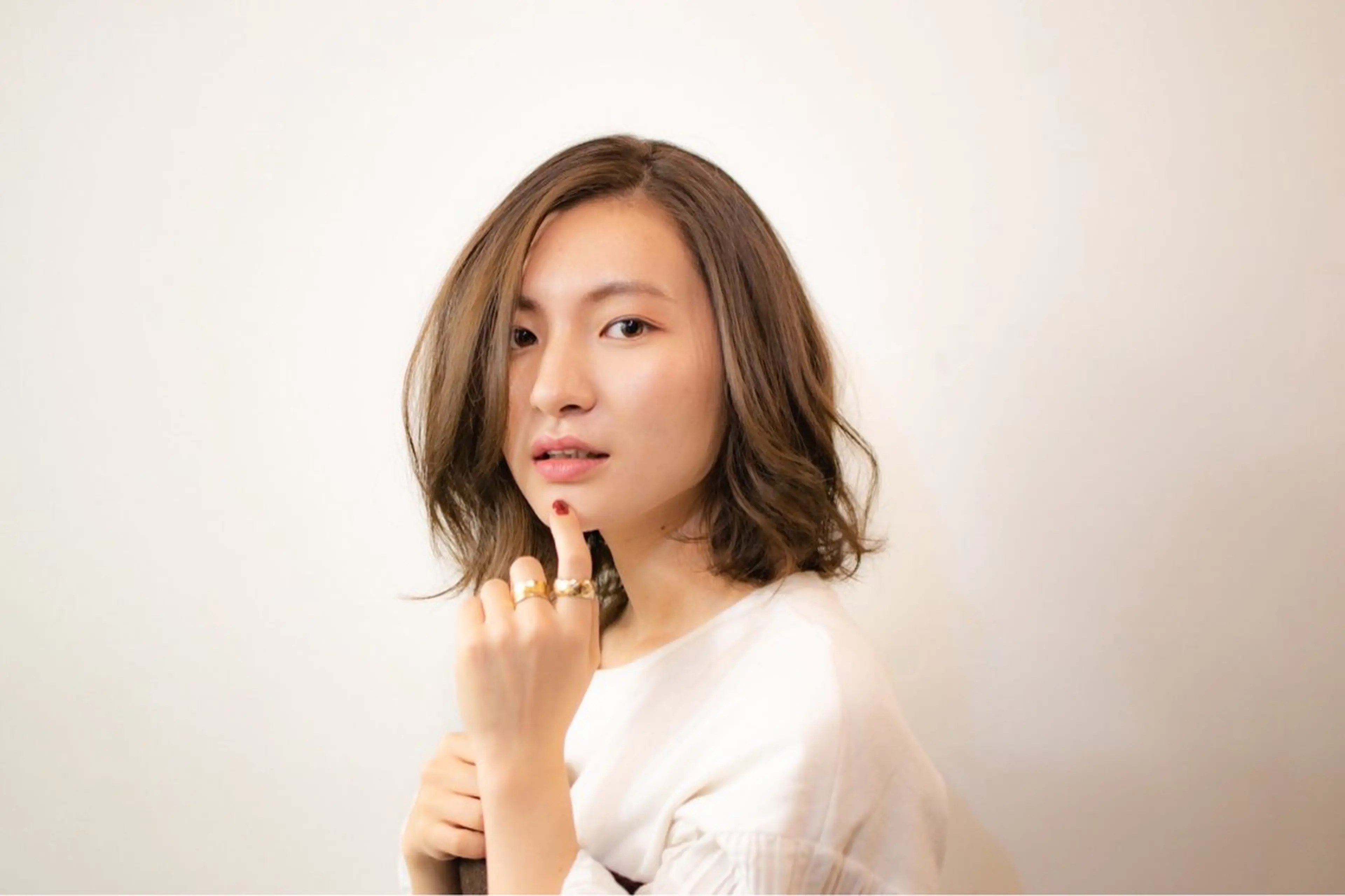 ミディアム カラー ツヤ美髪💐 髪質改善/高山愛来のヘアスタイル