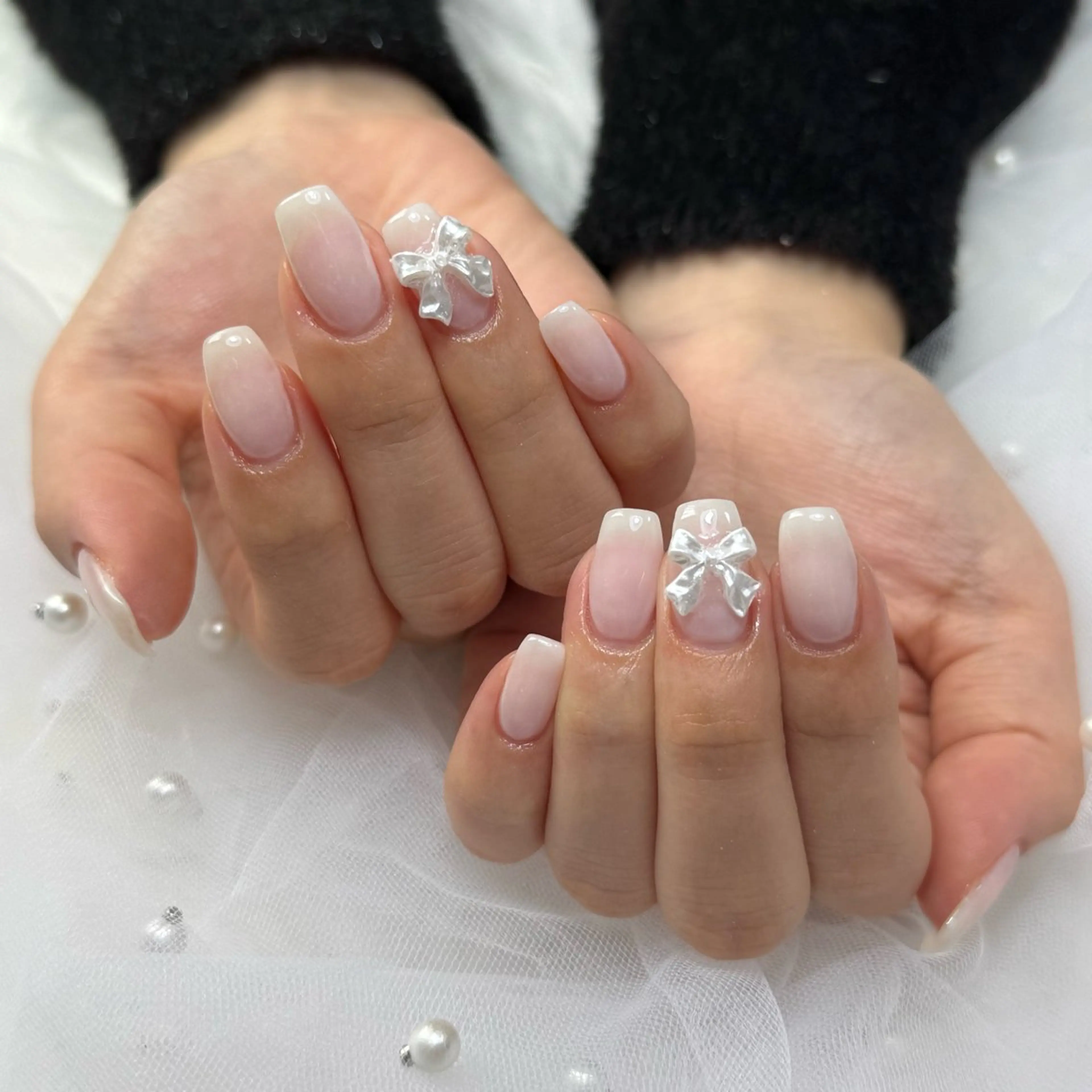 ネイル ホワイト L'ino nailのネイルデザイン
