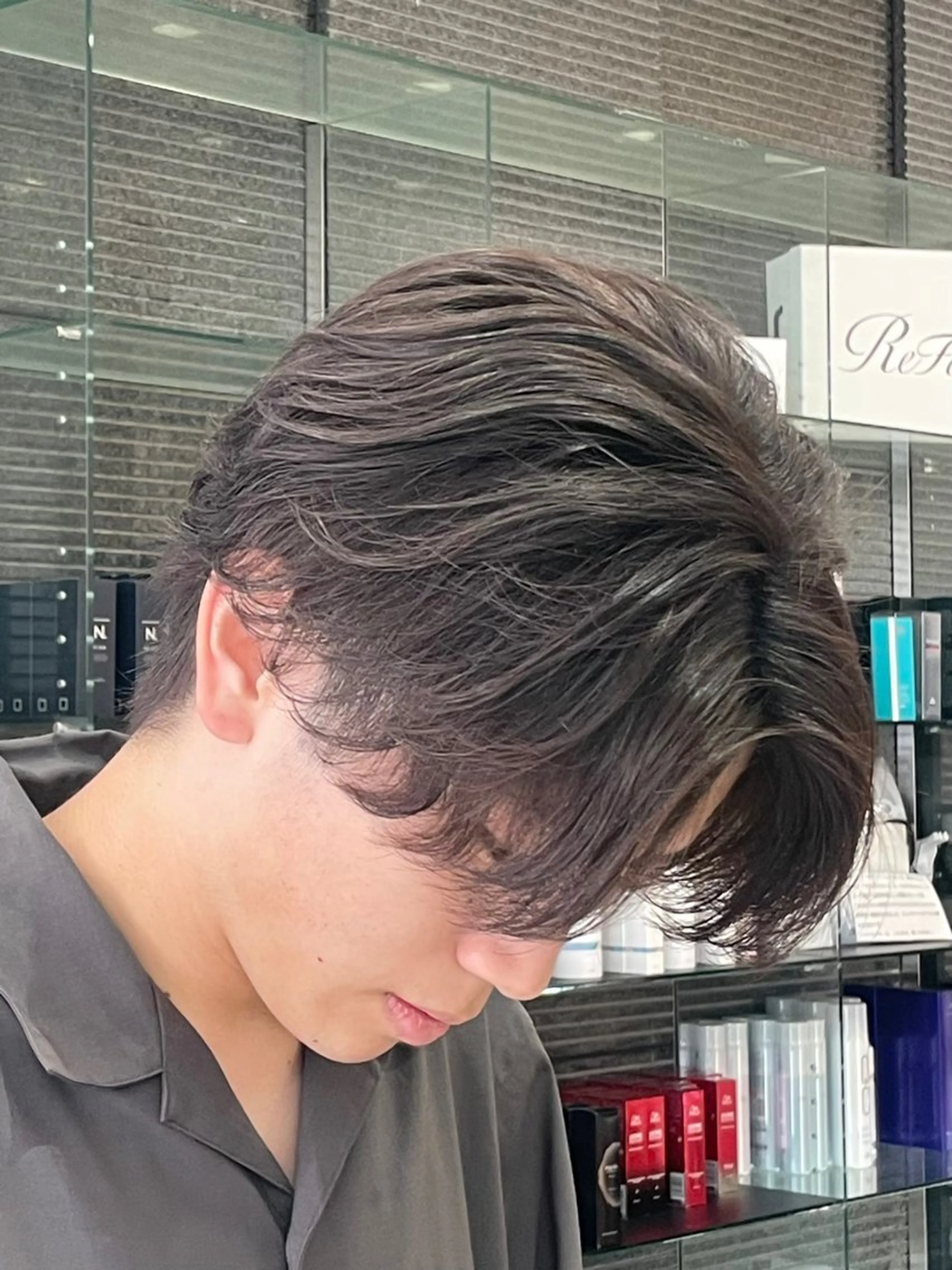 ショート パーマ メンズ 西村 駿希のヘアスタイル