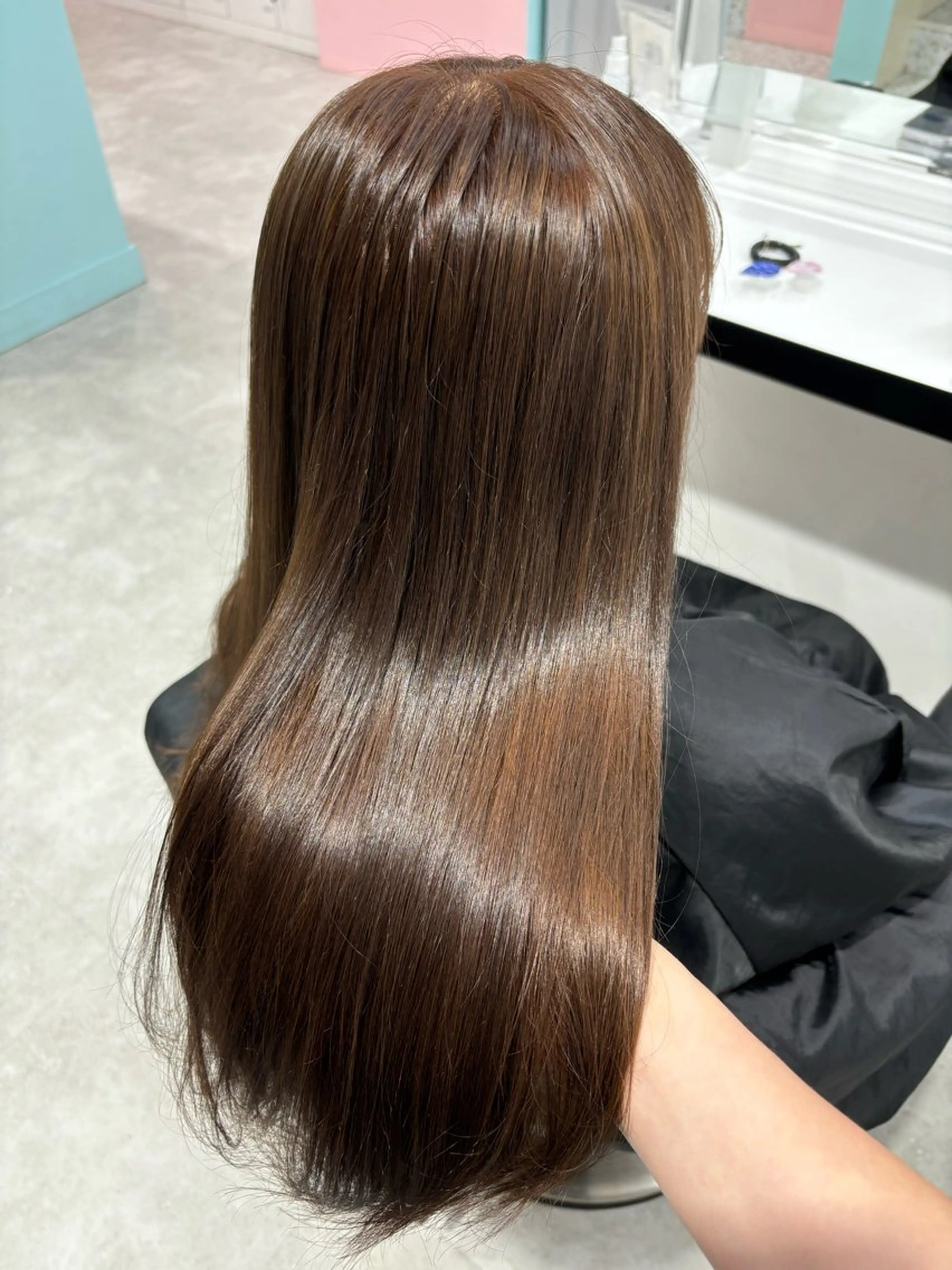 ロング カラー カット ヘアカラー 中韓レイヤー/ ブラウン🤎はやとのヘアスタイル