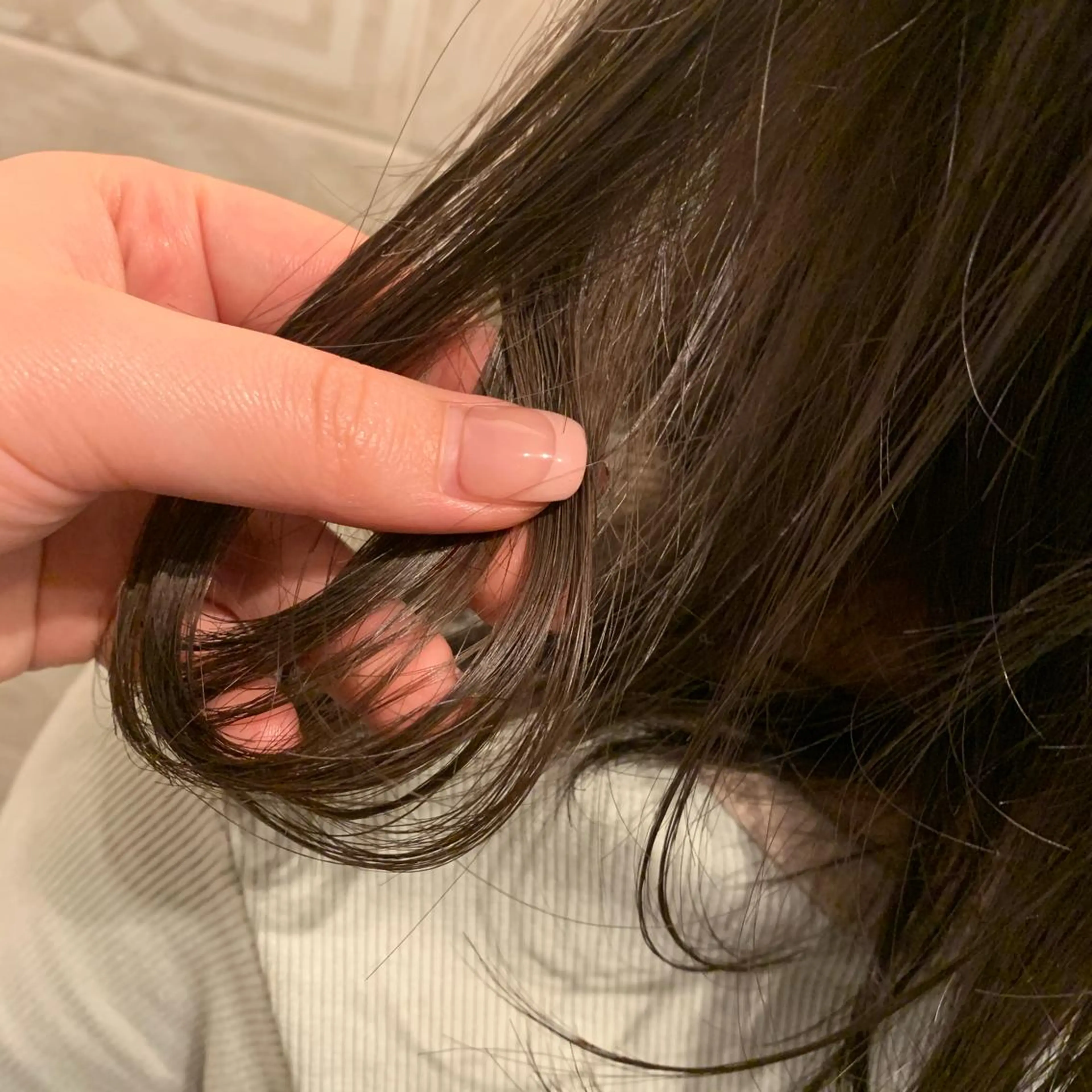 ミディアム カラー 久保 明日香のヘアスタイル