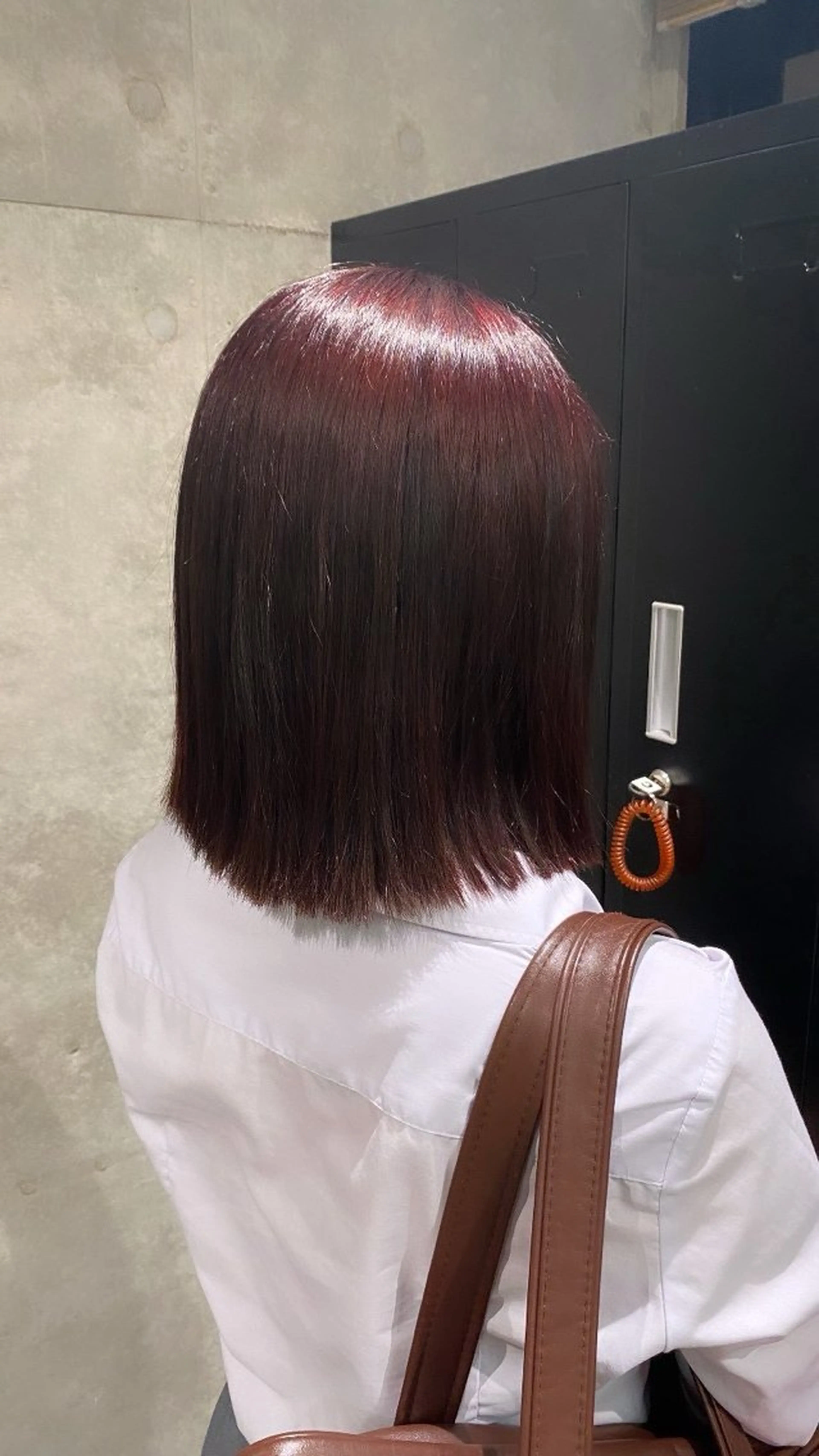 ミディアム カラー 長田 安優のヘアスタイル