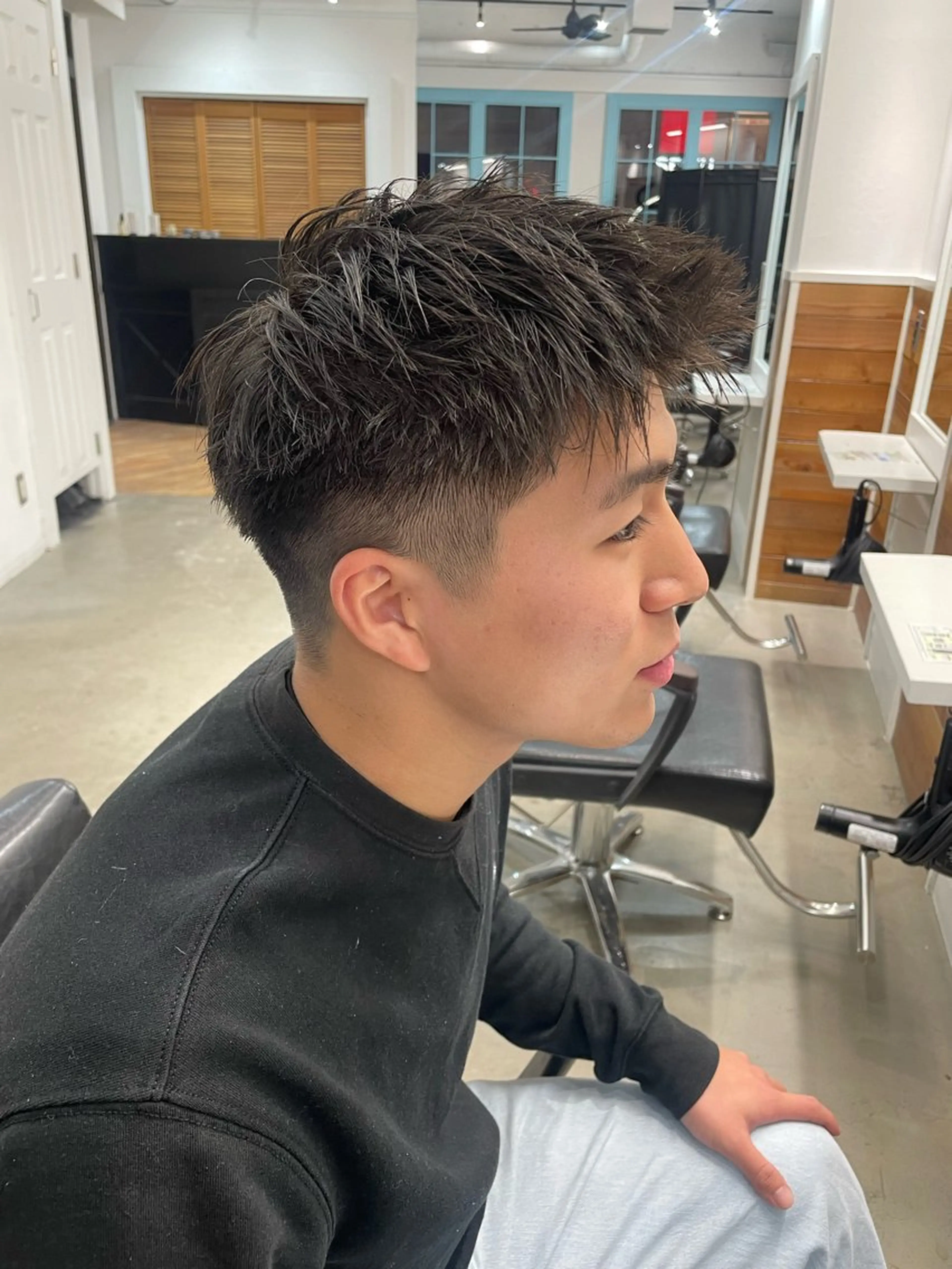 ショート メンズ 韓国ヘア/wカラー レイヤー/RIN🎀のヘアスタイル