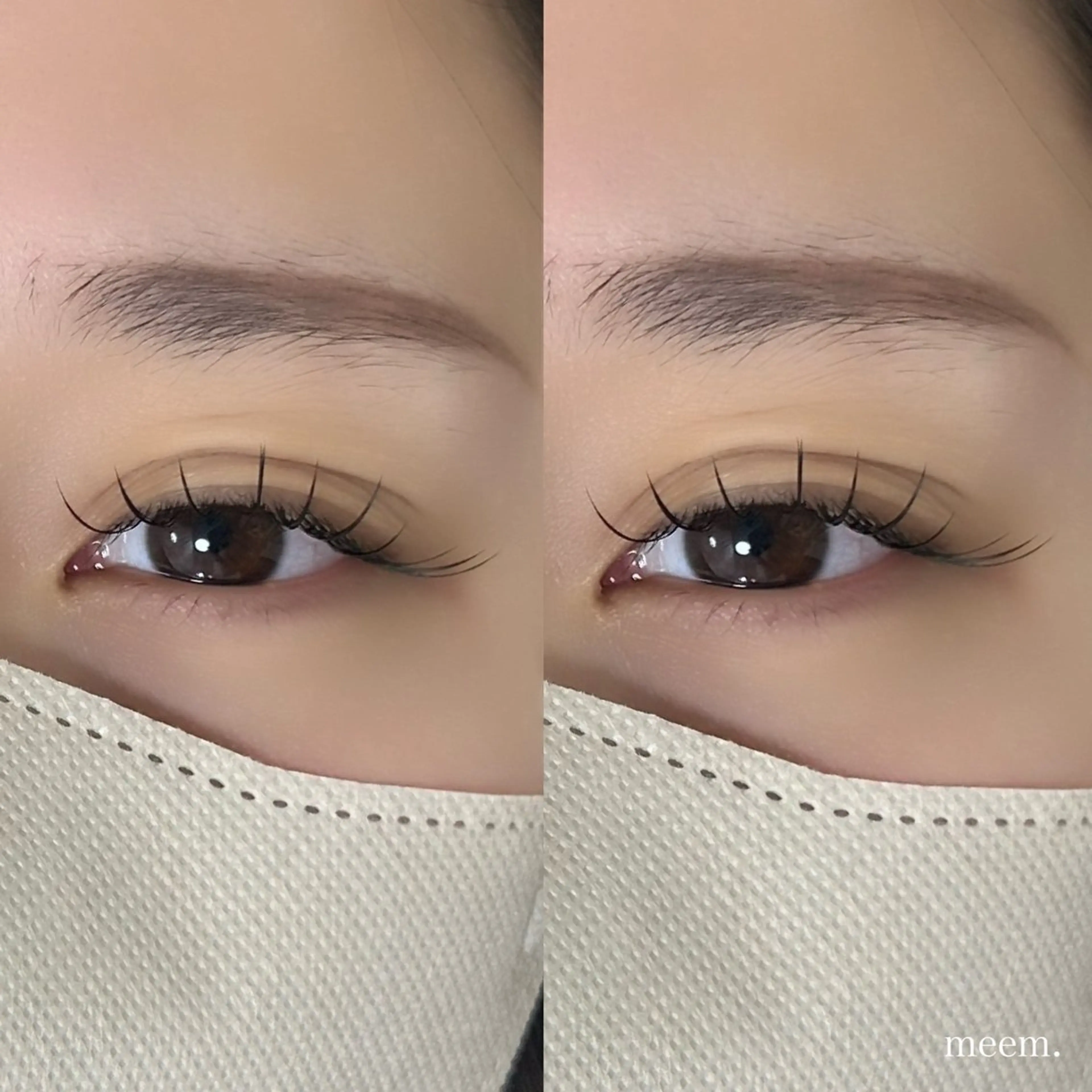 【LEDマツエク】フラットラッシュ80本🩰の写真