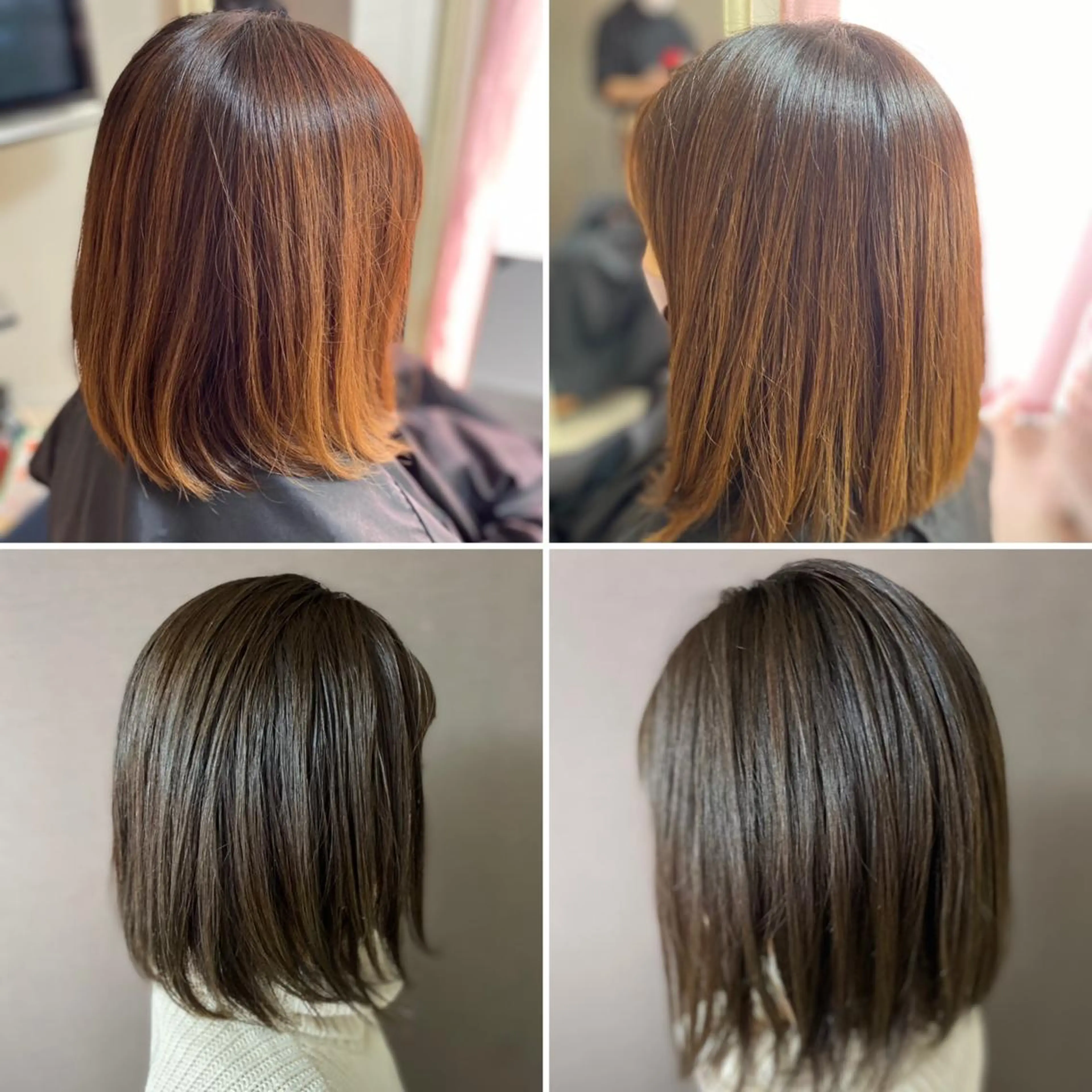 ミディアム カラー くせ改善師 髪質改善師ゴトウのヘアスタイル