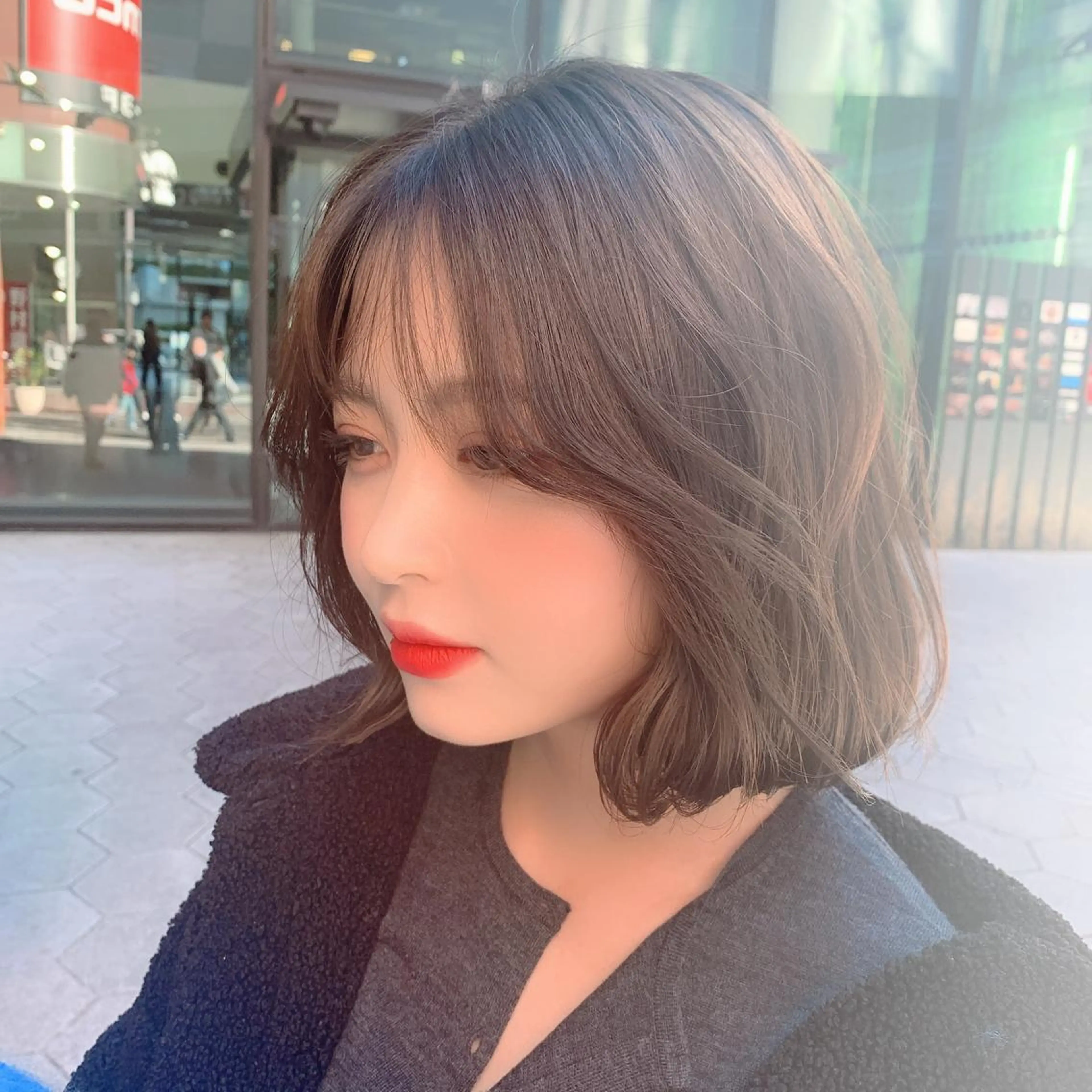 💠韓国カット+3stepトリートメント💠 韓国/前髪/イルミナカラー /髪質改善の写真