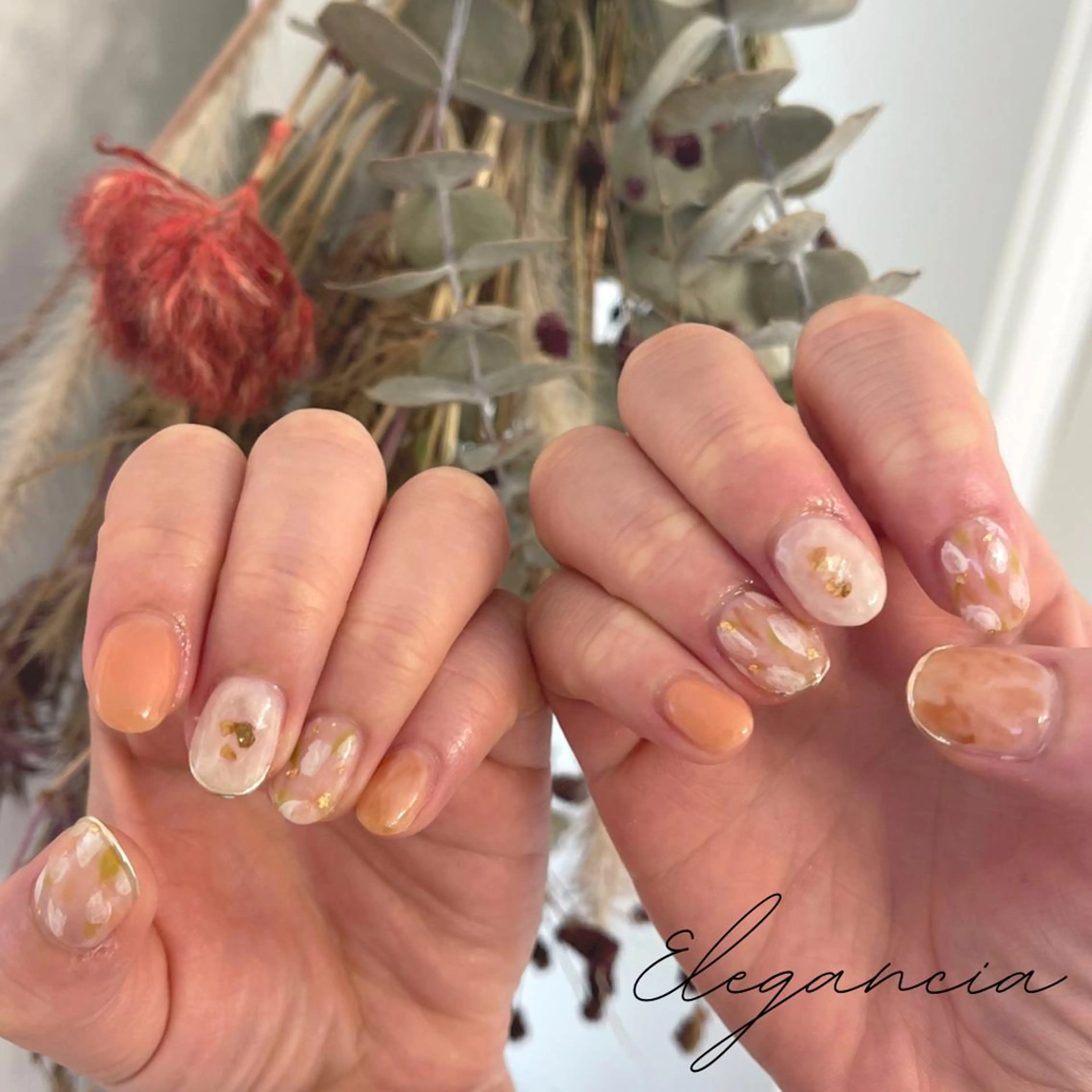 カラー ネイル ハンドネイル Elegancia. Hiromiのネイルデザイン