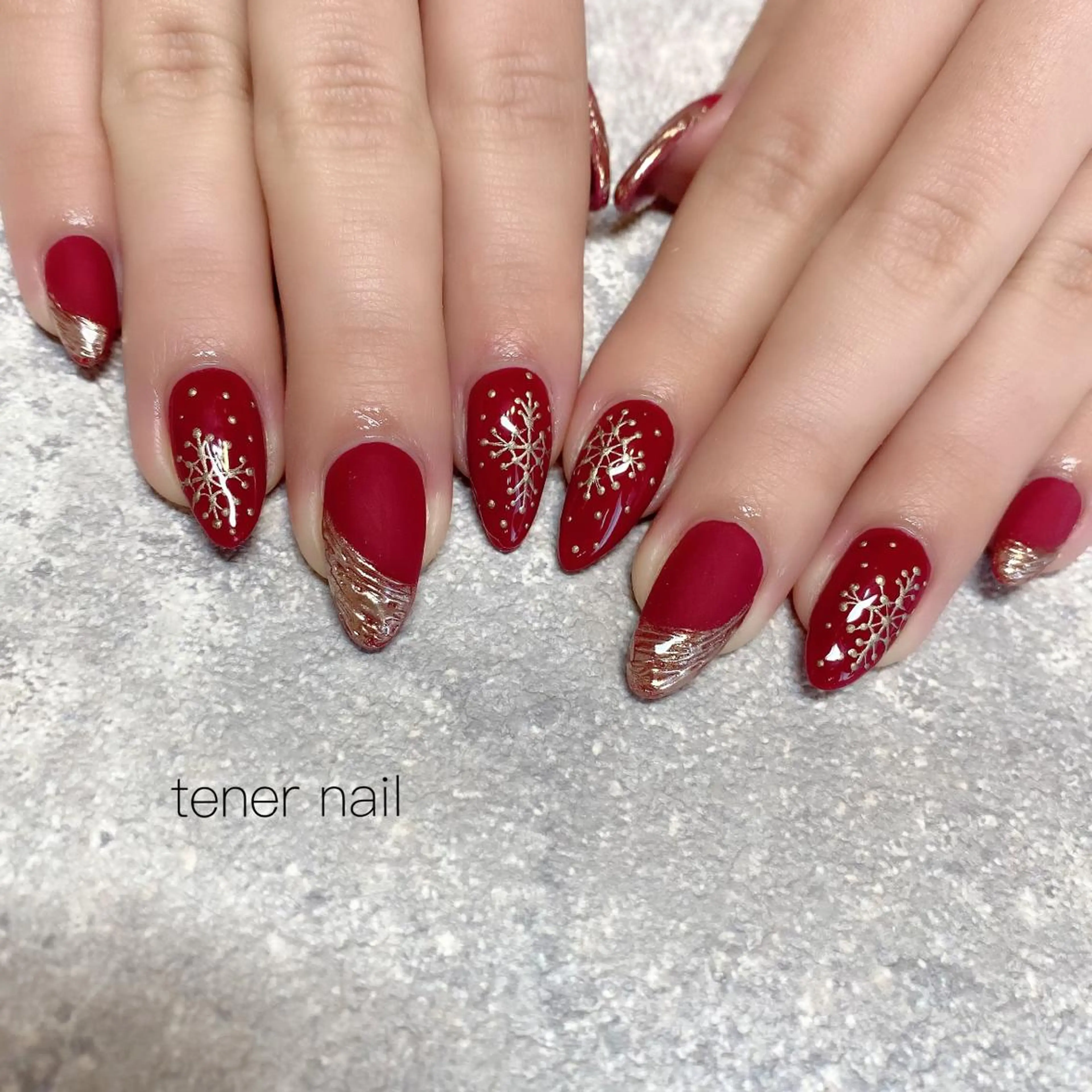 ネイル ミラーネイル テネルネイル tener nailのネイルデザイン