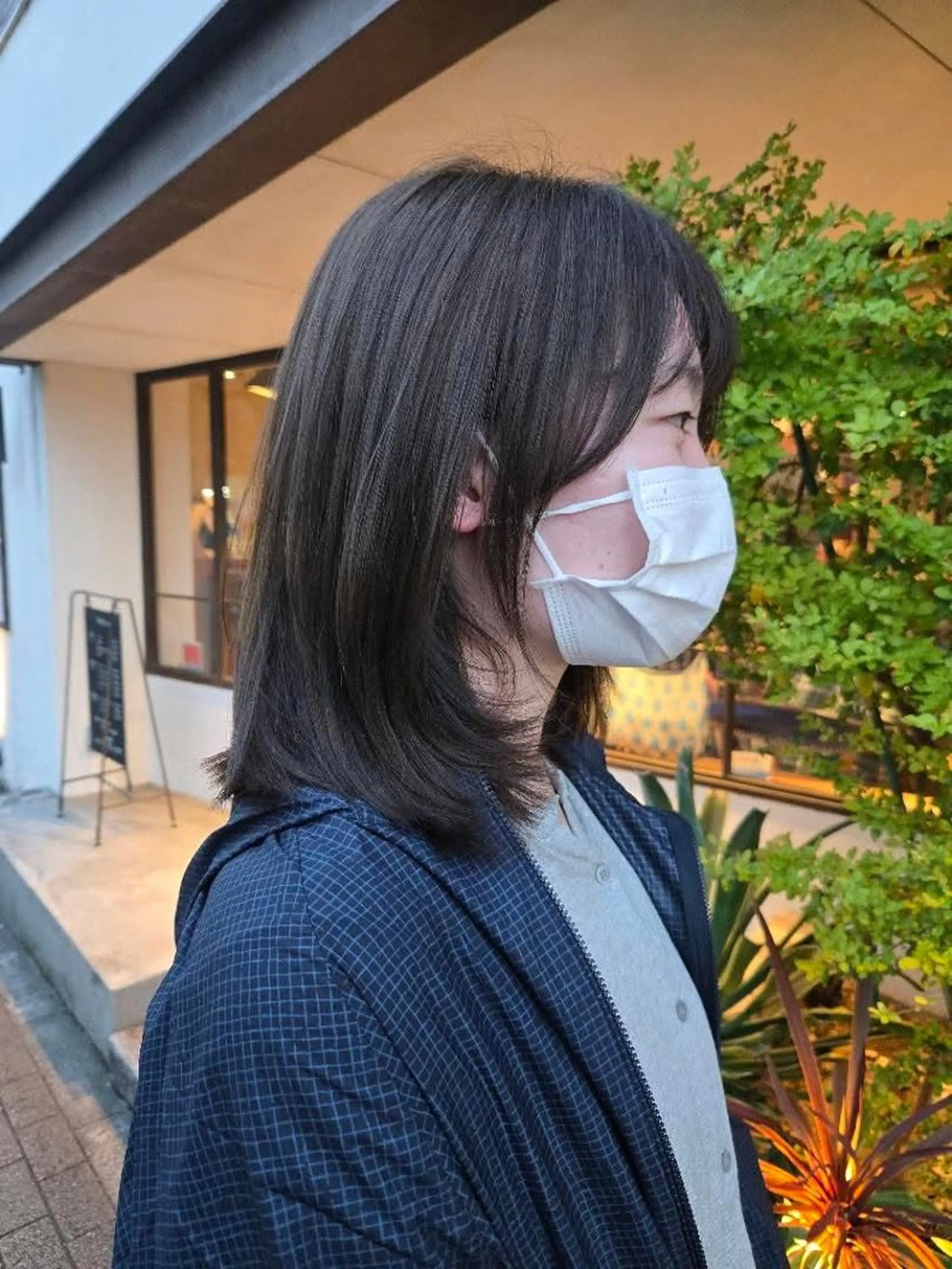 ミディアム カット ヘアカラー 韓国好き🇰🇷 美容師MIKUのヘアスタイル