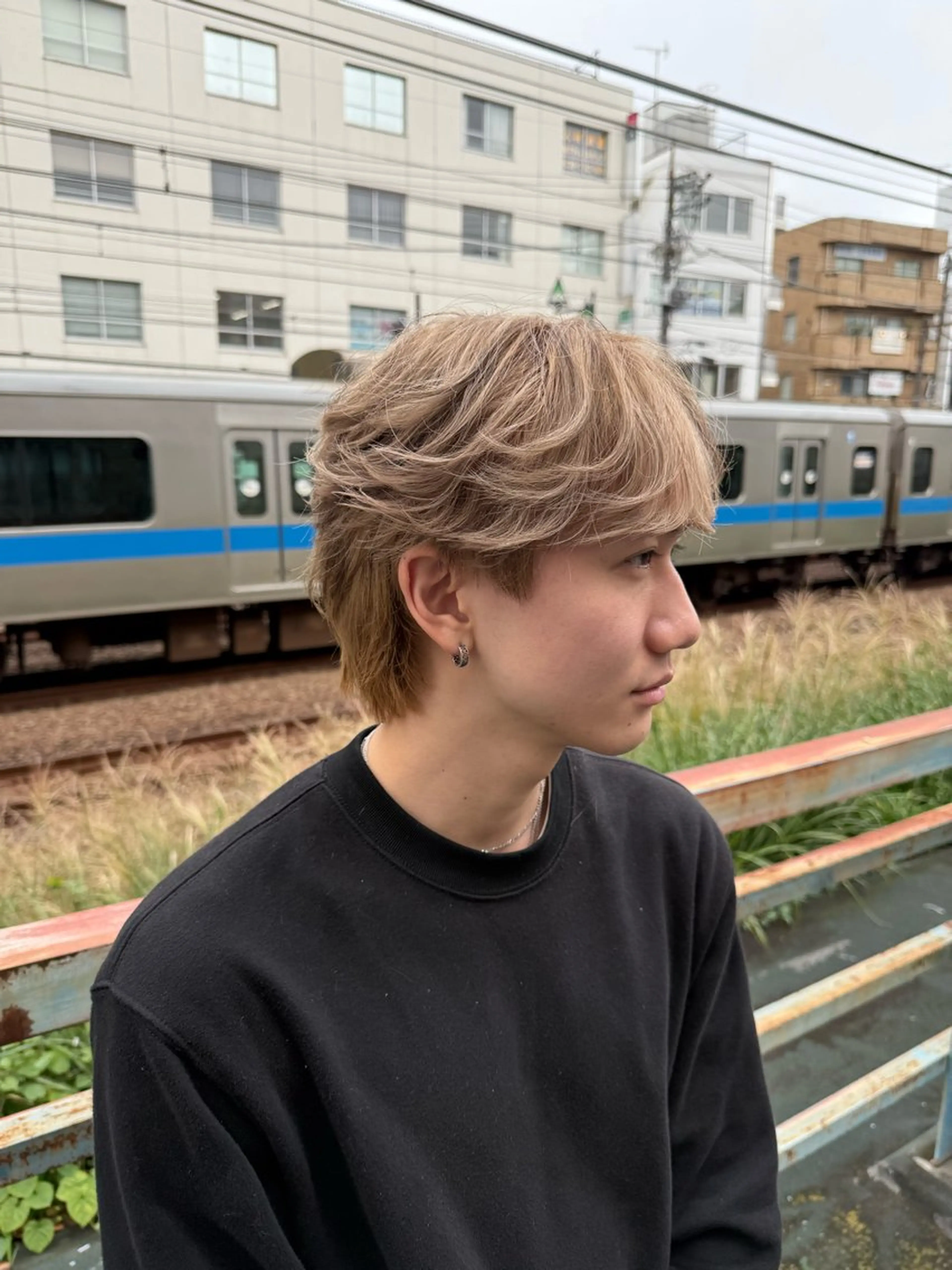 ショート カラー メンズ カット ヘアカラー トリートメント fan.ray⚽️ 髙橋翔一のヘアスタイル