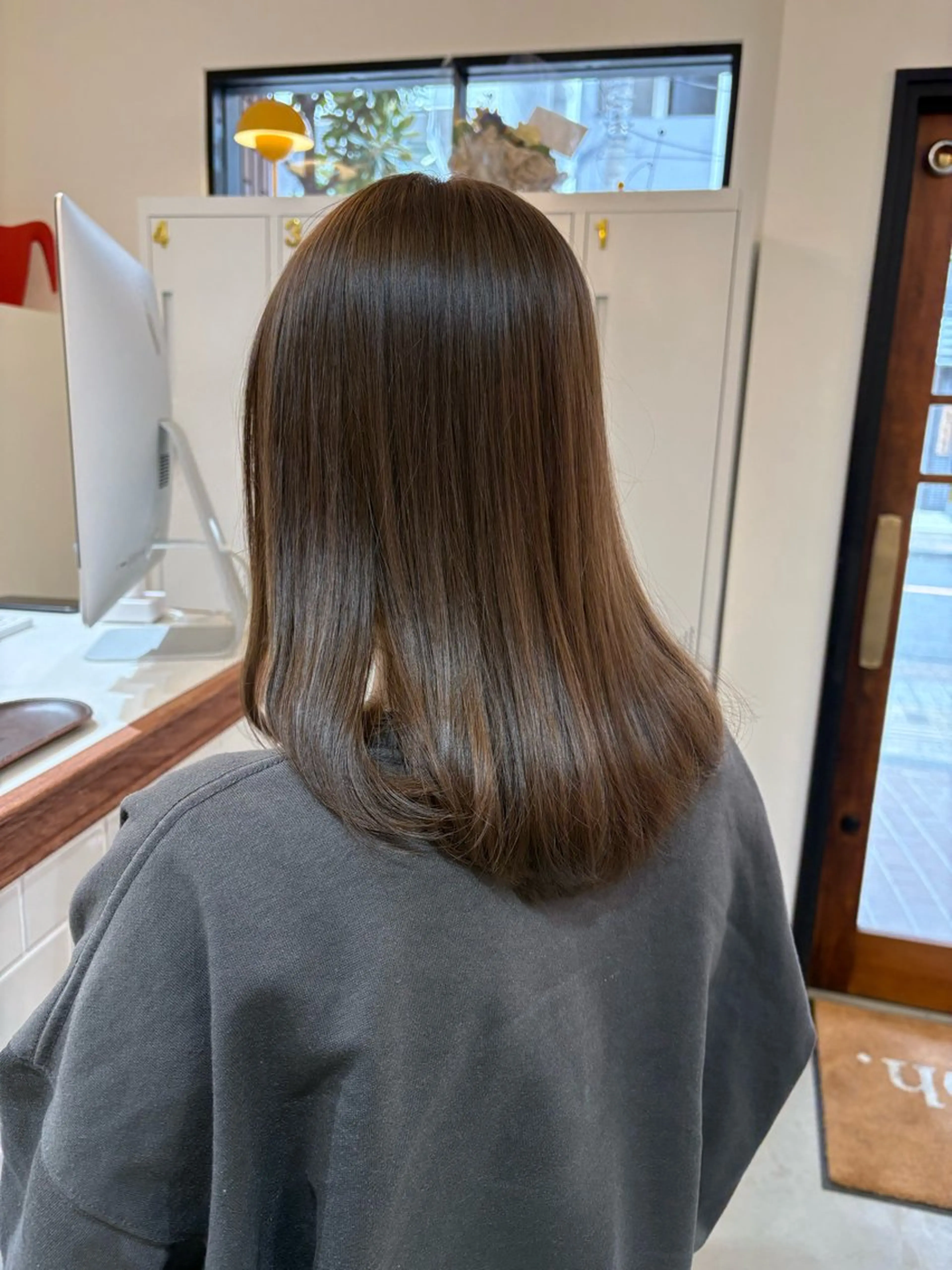 ミディアム カラー ボブ/レイヤー /河内温太のヘアスタイル