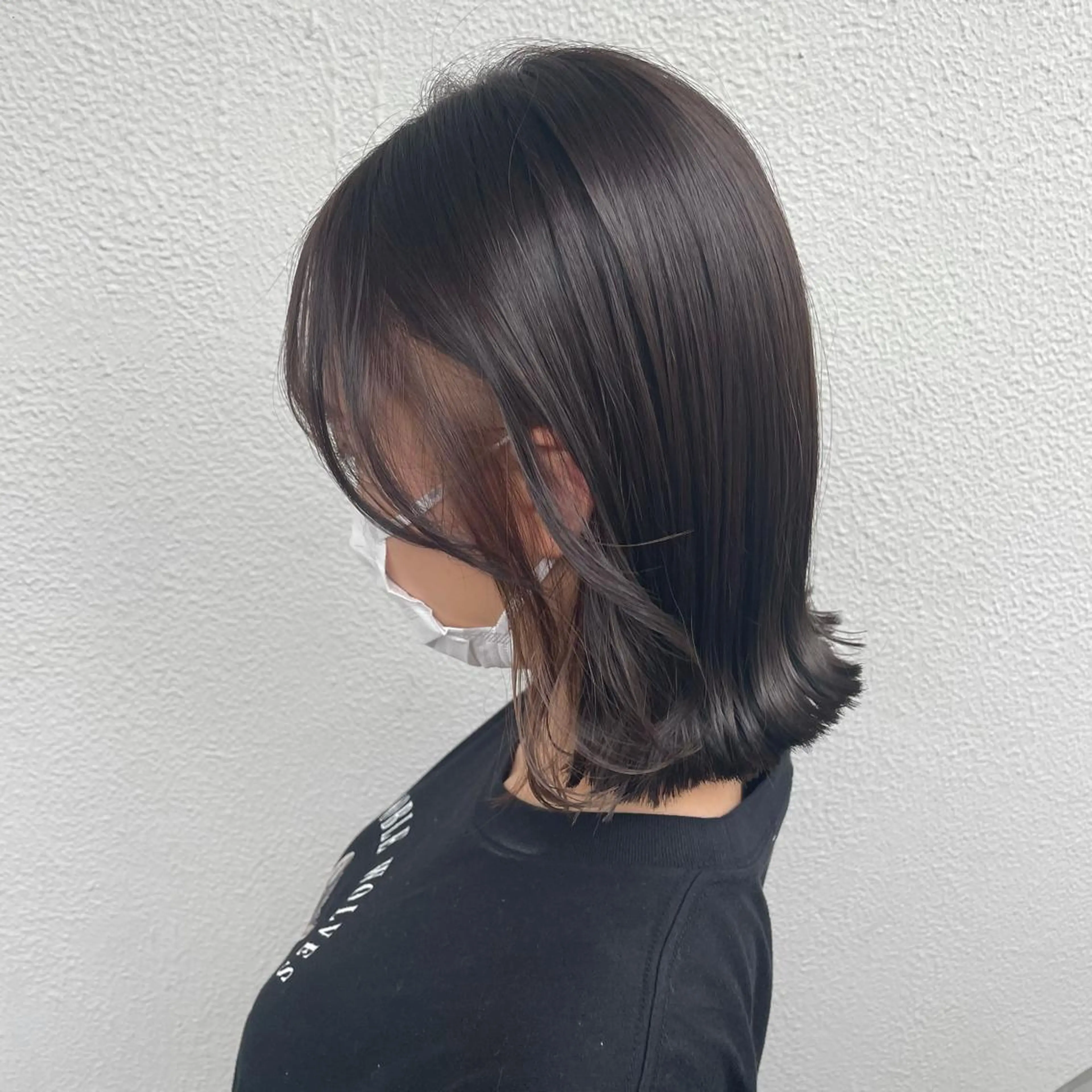 ミディアム カラー パーマ ヘアアレンジ メンズ キッズ ネイル マツエク・マツパ 透明感カラー・レイヤ ー🎀amika🎀のヘアスタイル