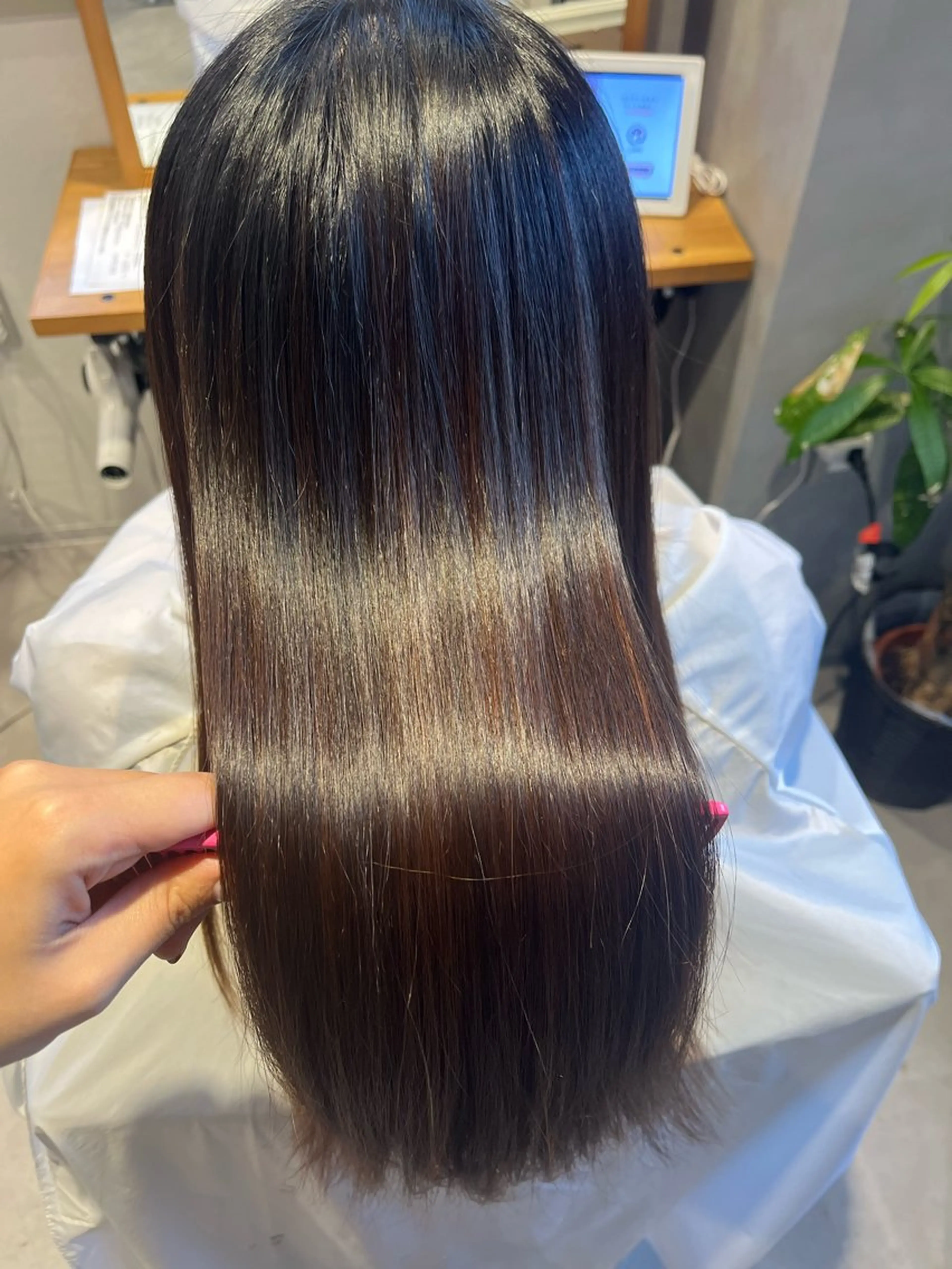 小顔カット🫧ྀི+乾かすだけでまとまる縮毛矯正🐇ྀིの写真