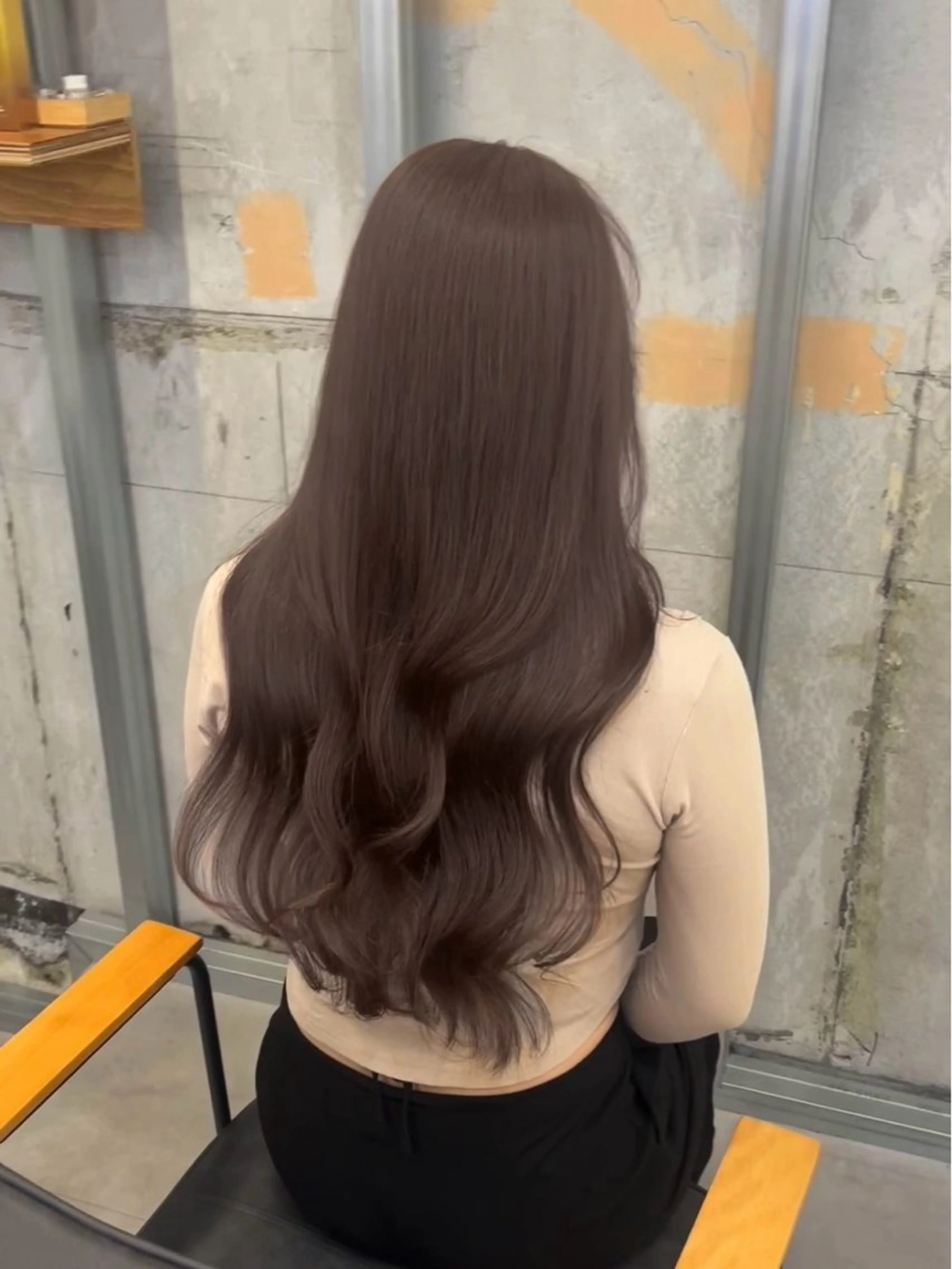 ロング ヘアカラー 髪質改善特化／透明感 カラー／ＡＫＡＮＥ♡のヘアスタイル