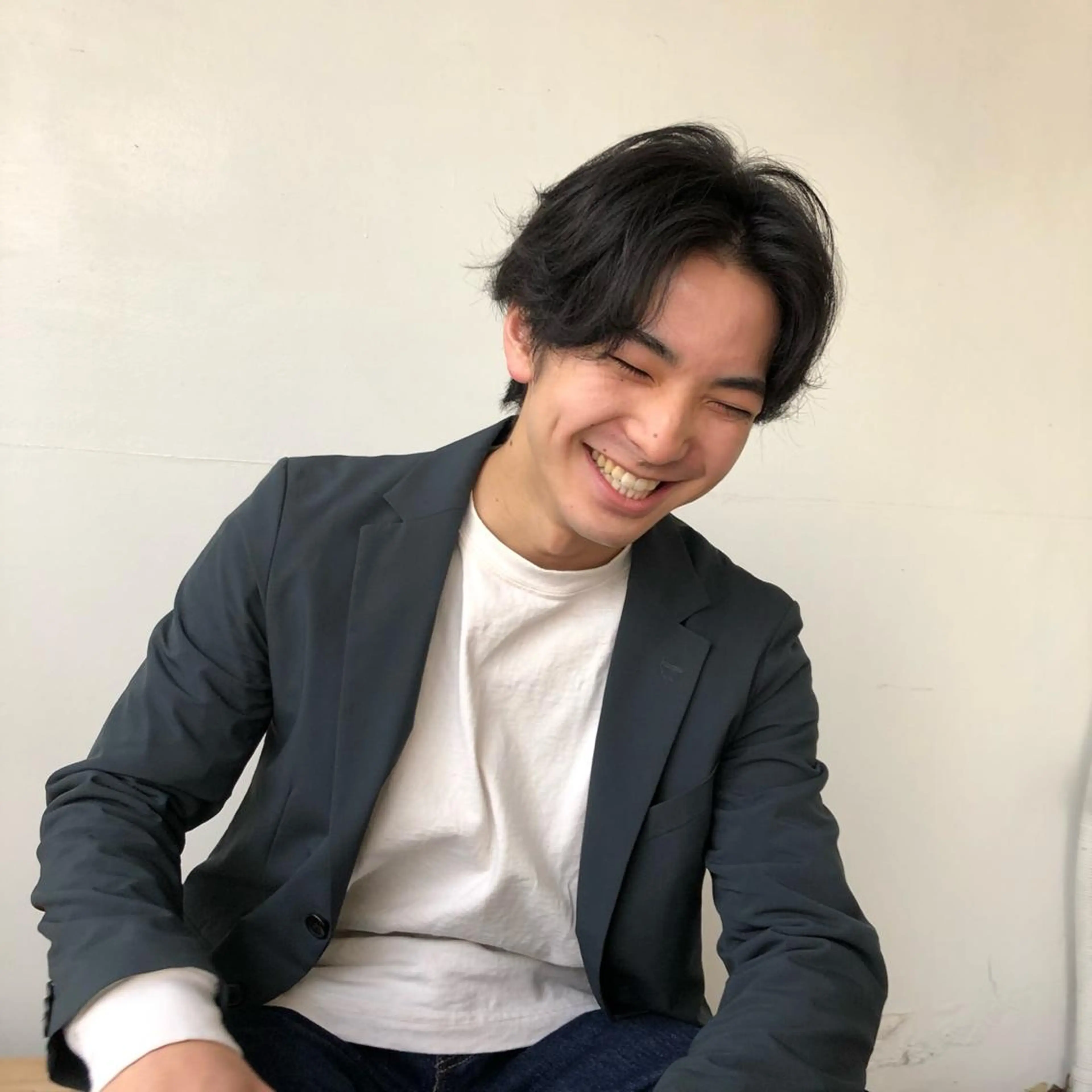 メンズ happy  man 🌸血色カラー🌸のヘアスタイル