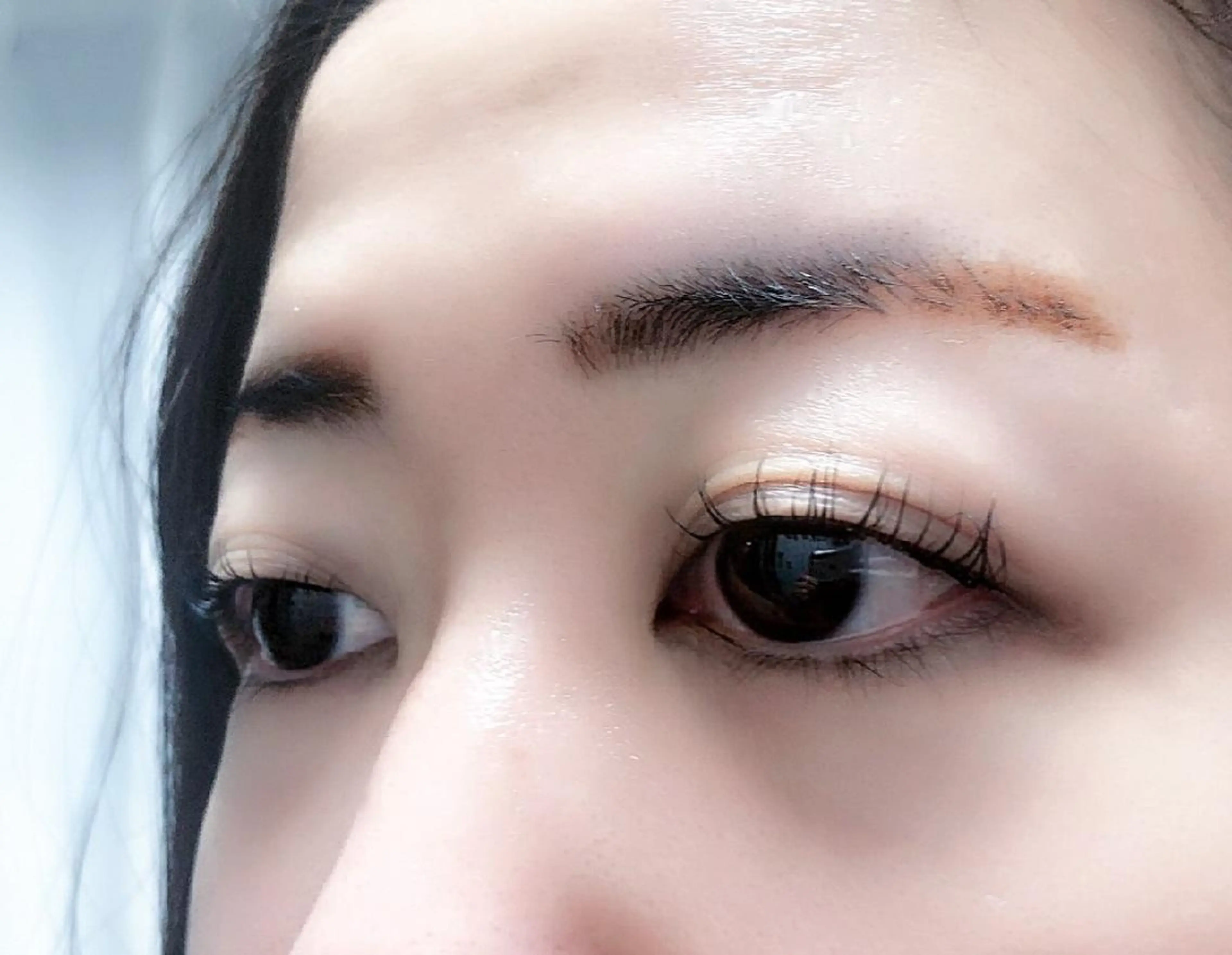 マツエク・マツパ 付け放題 フラットラッシュ ナチュラル まつげパーマ 一重×まつ毛パーマ マツパ 吉岡 ゆうなのマツエク・マツパデザイン