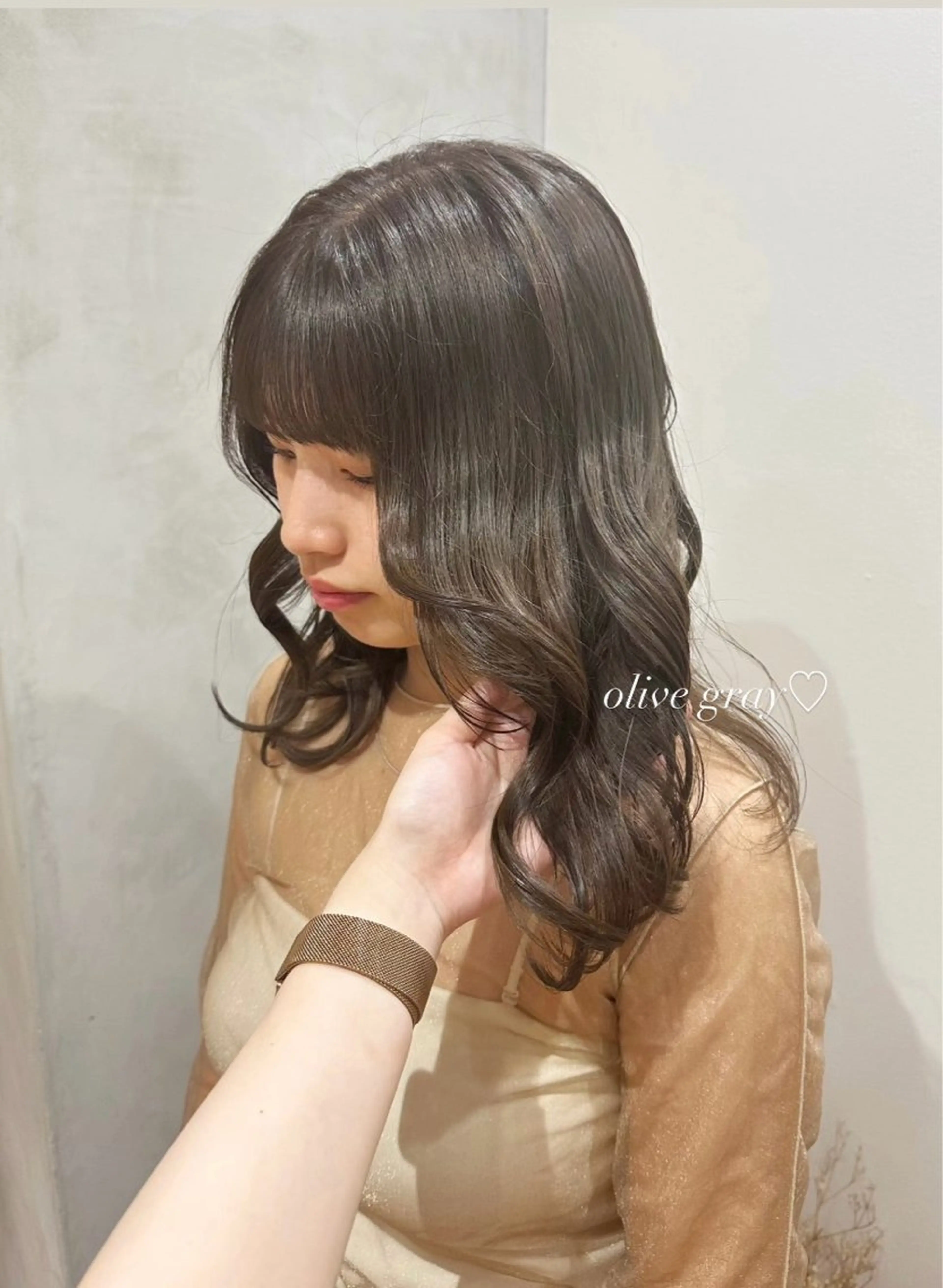 ロング カラー ヘアアレンジ ヘアカラー トリートメント Himawari♡ 柔らかいカラーのヘアスタイル