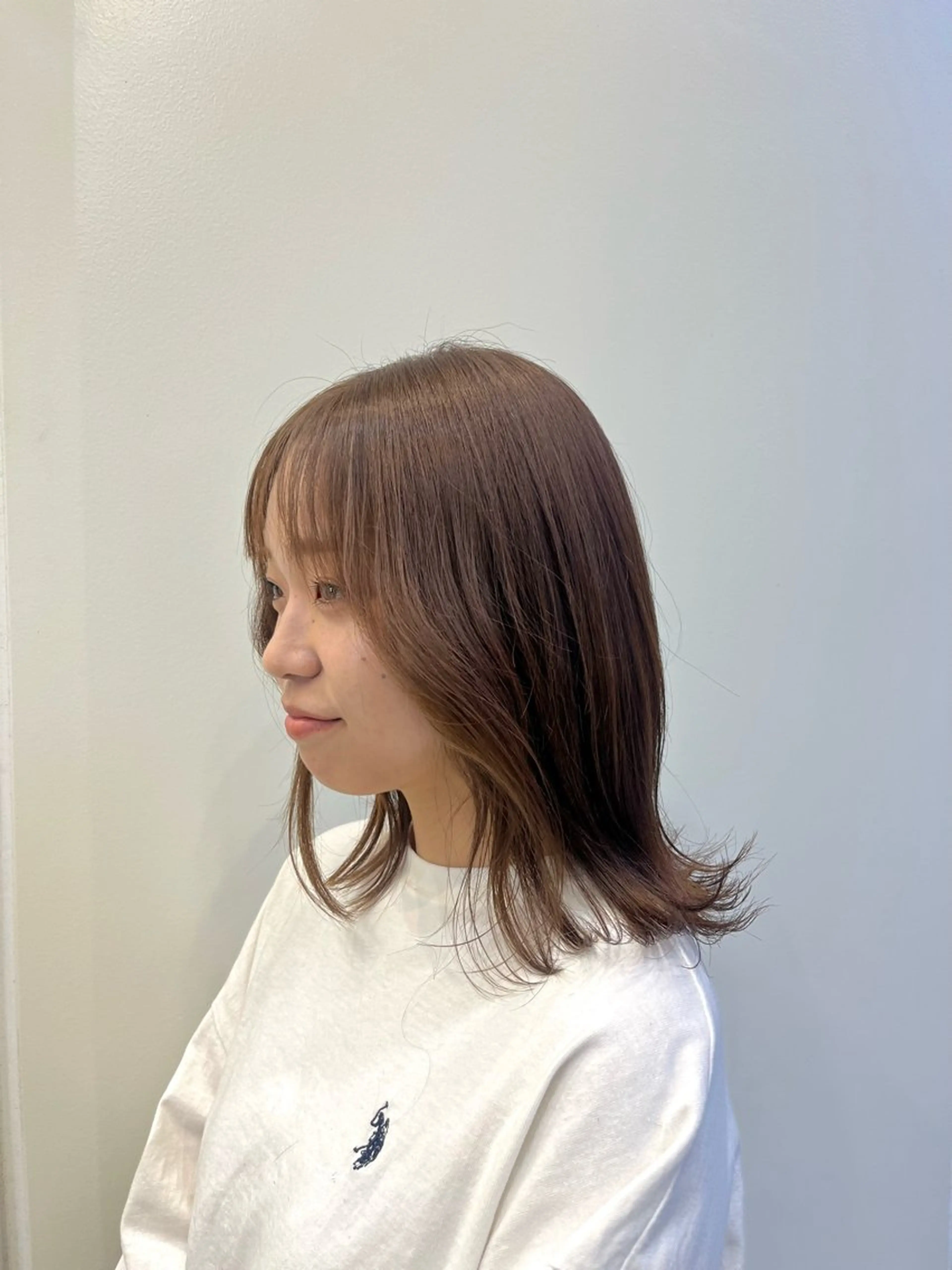 ミディアム カラー 髪質改善/ウルフ ダブルカラー/ショウのヘアスタイル