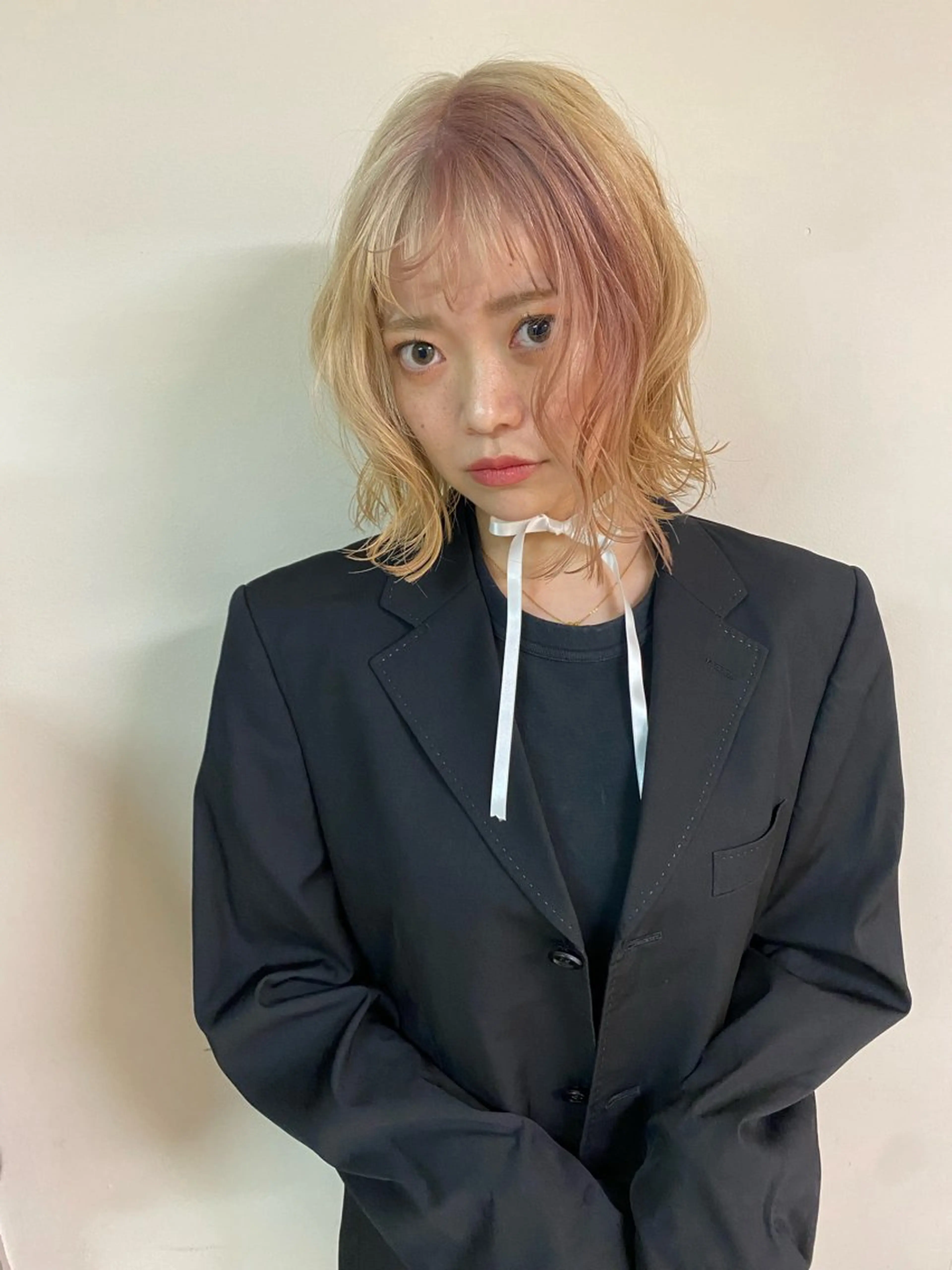 ミディアム カラー パーマ ヘアアレンジ 広島/ボブ/レイヤー 🌿‬wakabaのヘアスタイル