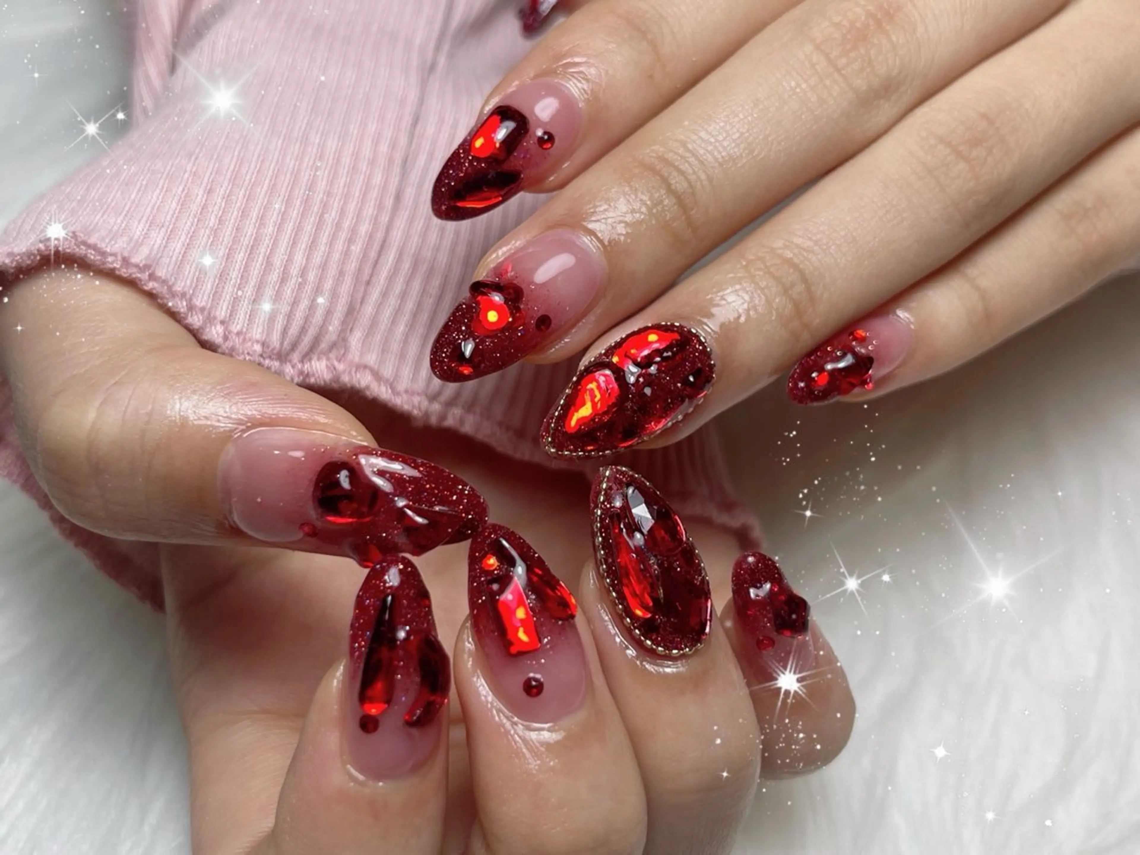ネイル nail salon kukuna所属・ワンホン/韓国 nail 大阪アメ村のネイルデザイン