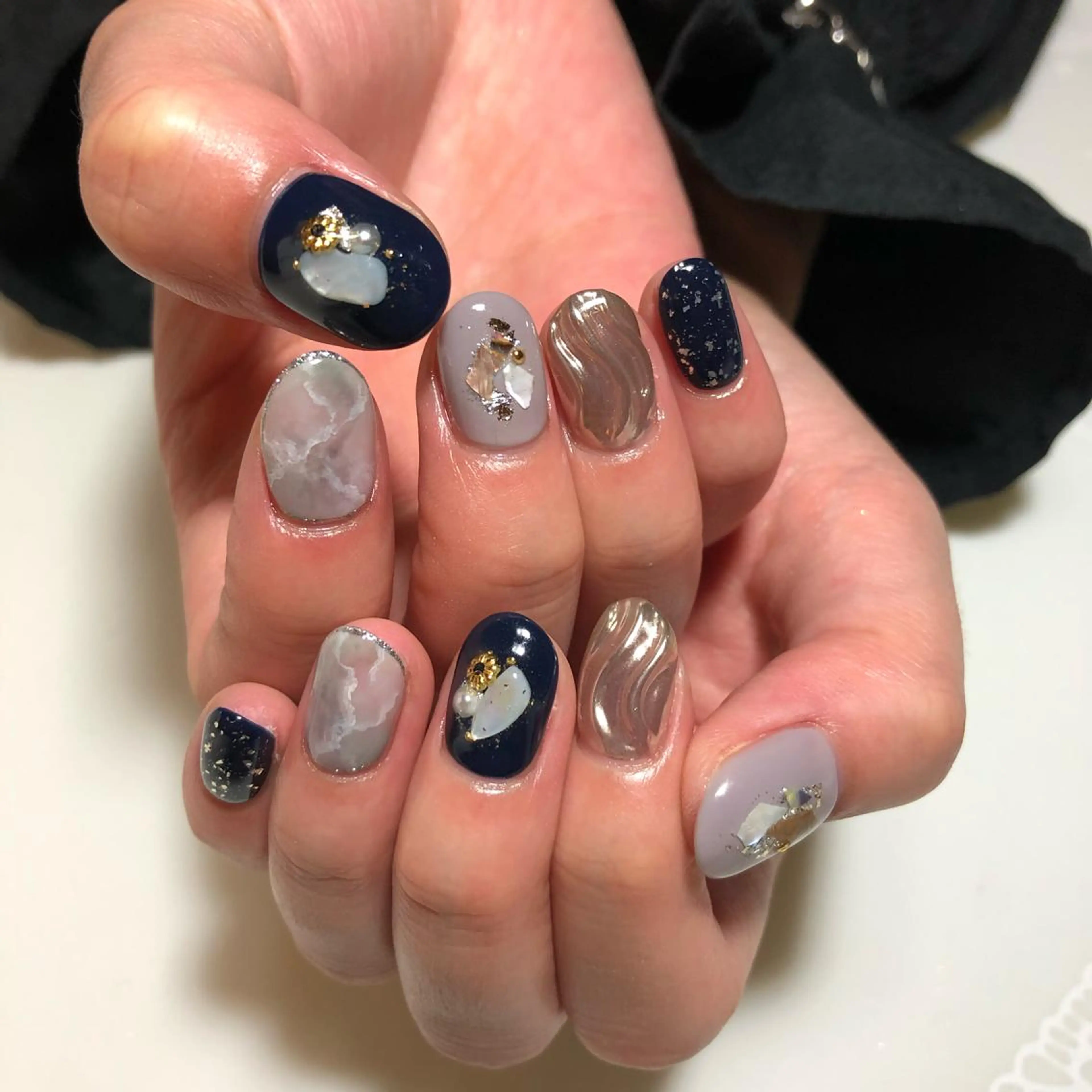 ネイル ニュアンスネイル ハンドネイル g-up nail所属・米田 律子のネイルデザイン