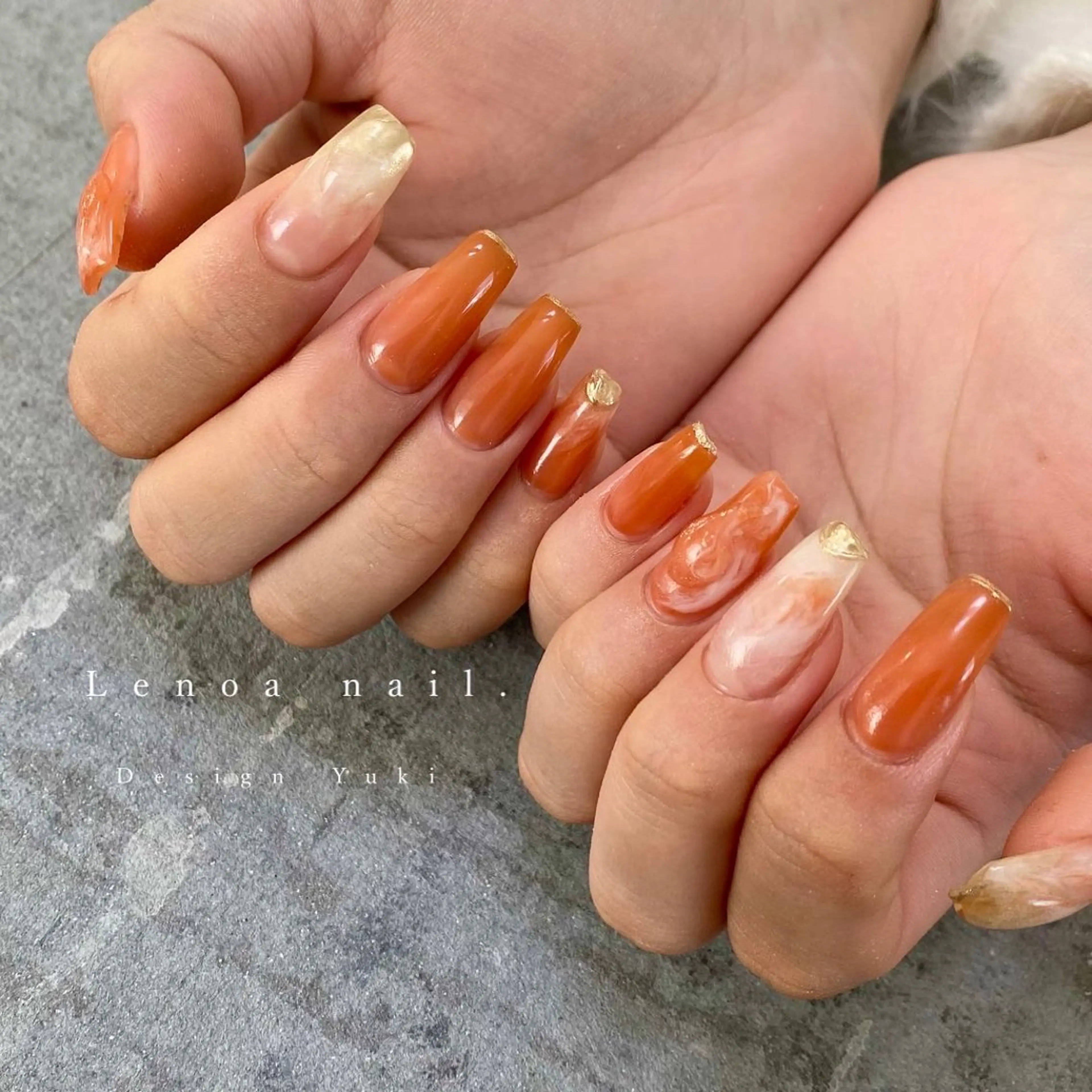 ネイル ハンドネイル Lenoa Yukiのネイルデザイン