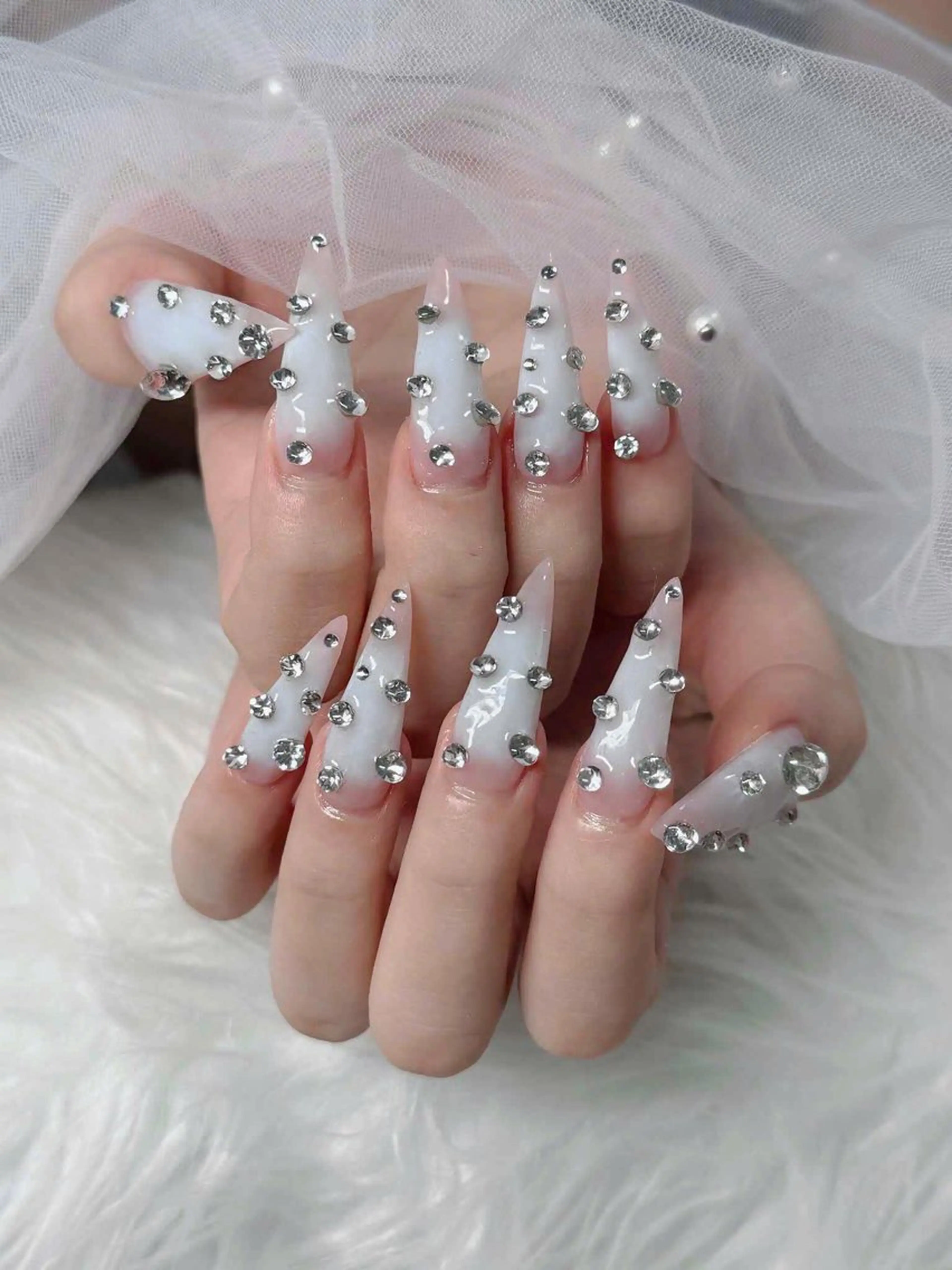 ネイル アートネイル 成人式 ジェルネイル ニュアンスネイル 夏ネイル ハンドネイル neco H.babynailのネイルデザイン