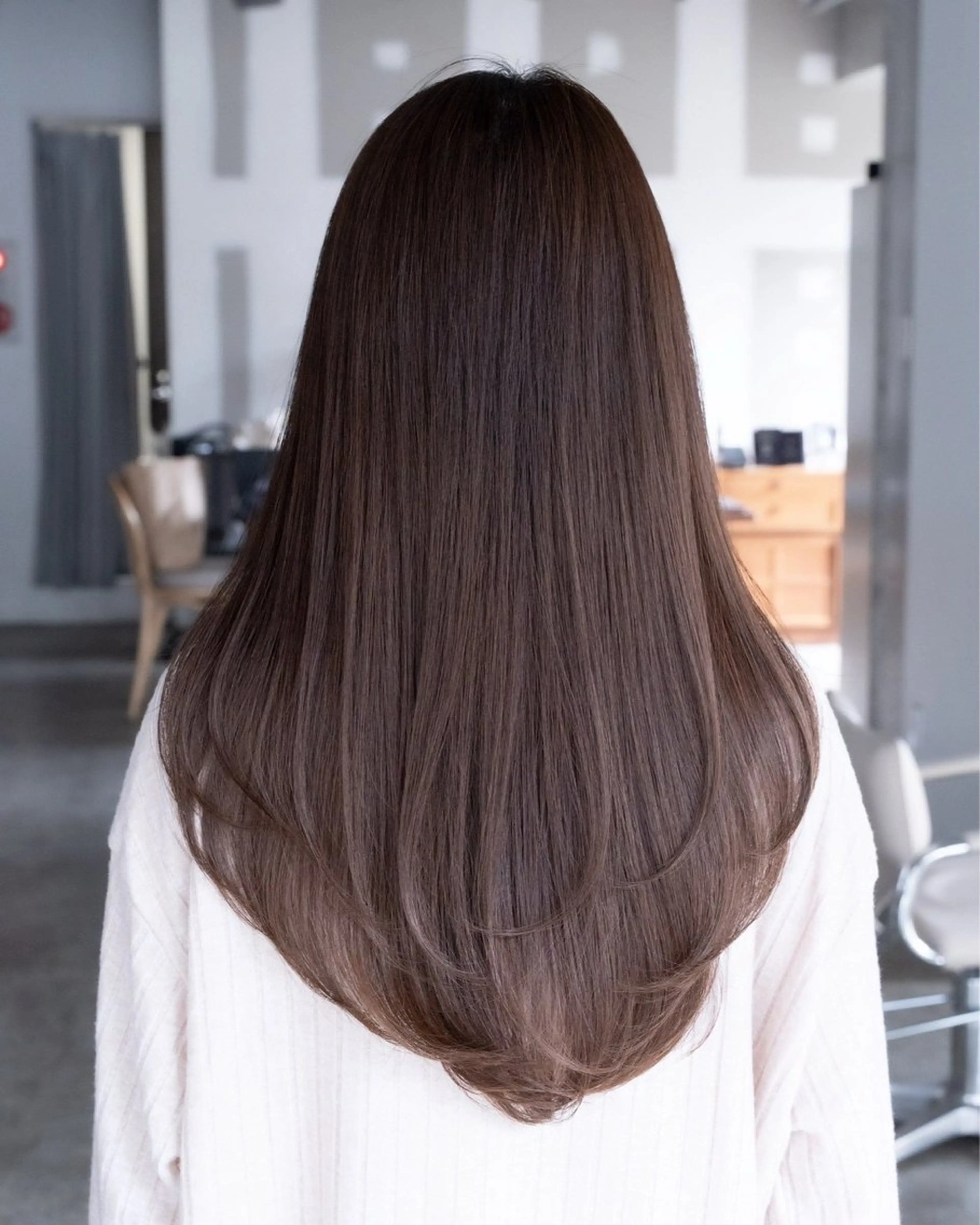 ロング トリートメント 上田 季里のヘアスタイル