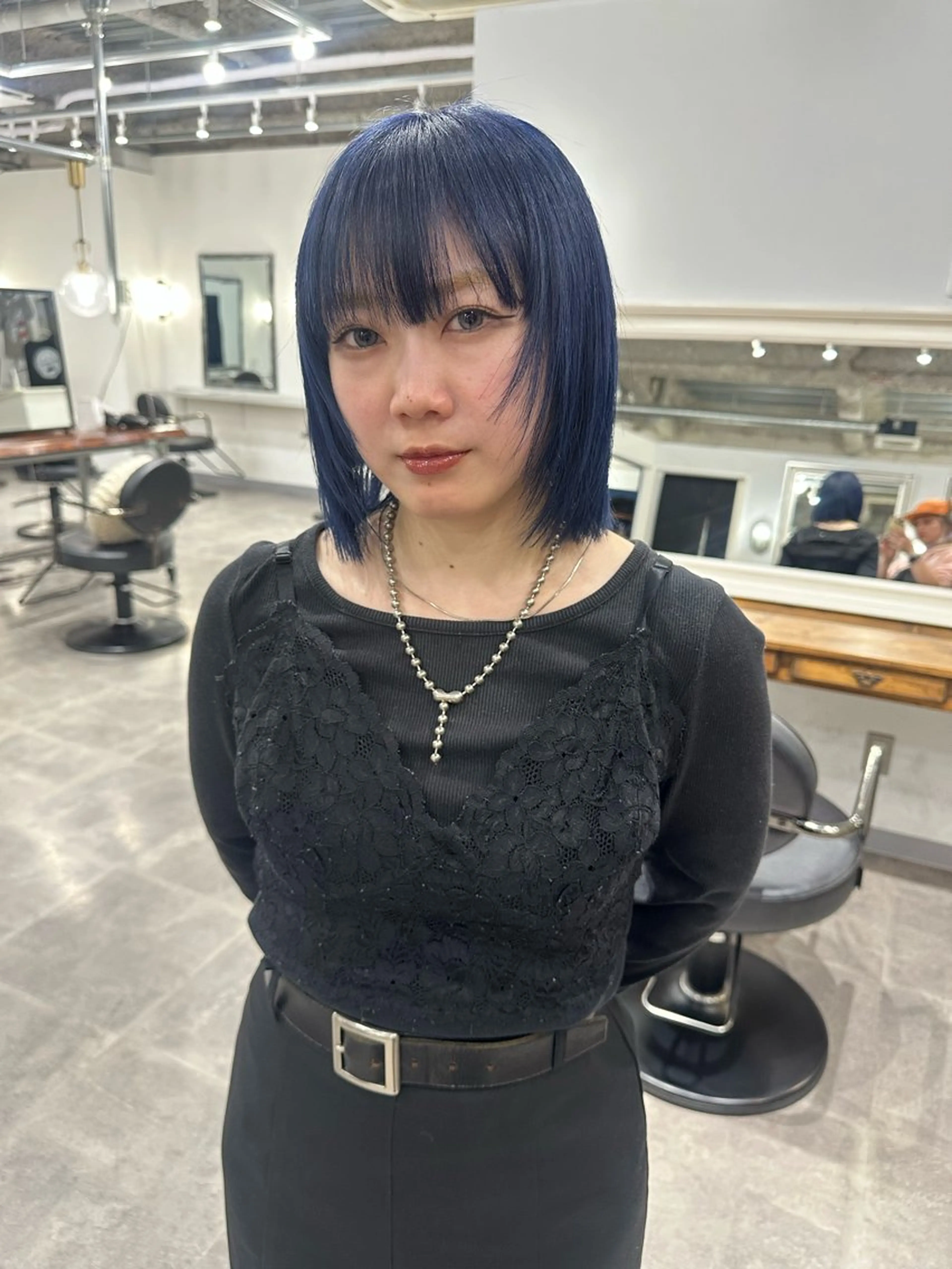 カラー ブリーチ ヘアカラー 🩵HOLLY🩵 カレン🩵モデルのヘアスタイル