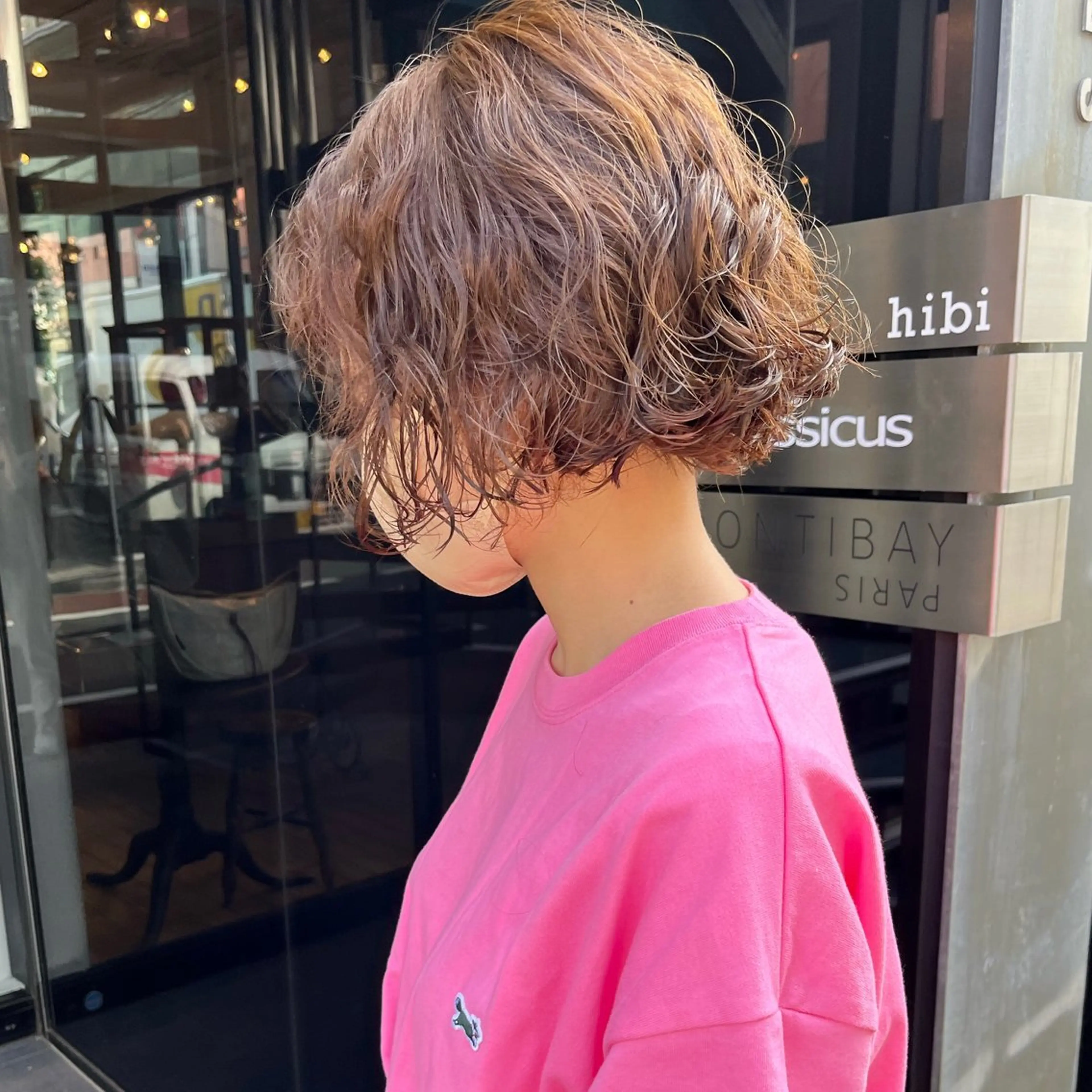 ショート パーマ ボブ ニュアンスパーマ カット パーマ トリートメント cofy by melt所属・🍎みついじゅん🍏 ボブ指名No.1のヘアスタイル