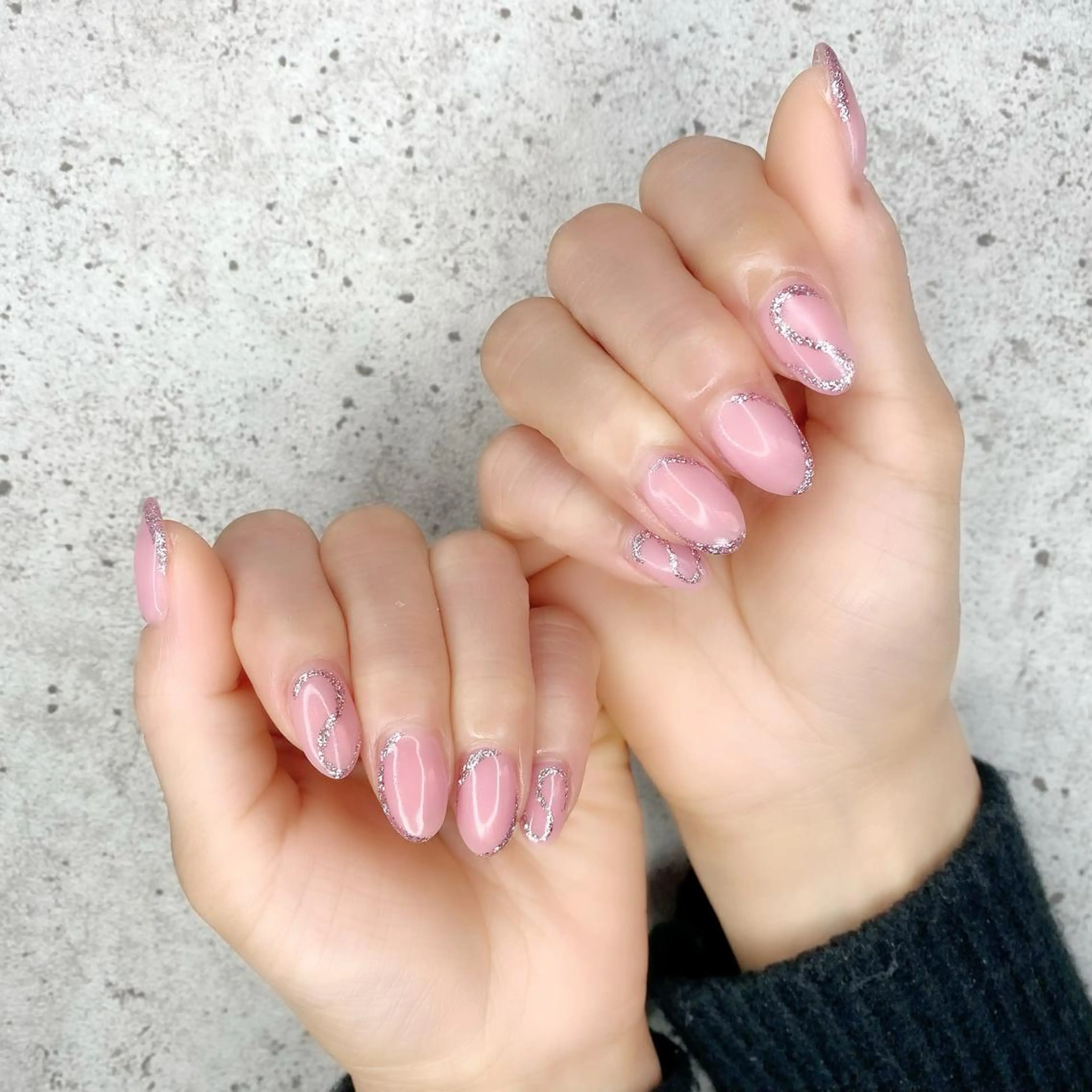 セミロング カラー パーマ ヘアアレンジ メンズ キッズ ネイル マツエク・マツパ アイブロウ ピンクカラー カラーマツエク ナチュラル アートネイル クリアネイル ハンドネイル Salon Ｋのネイルデザイン