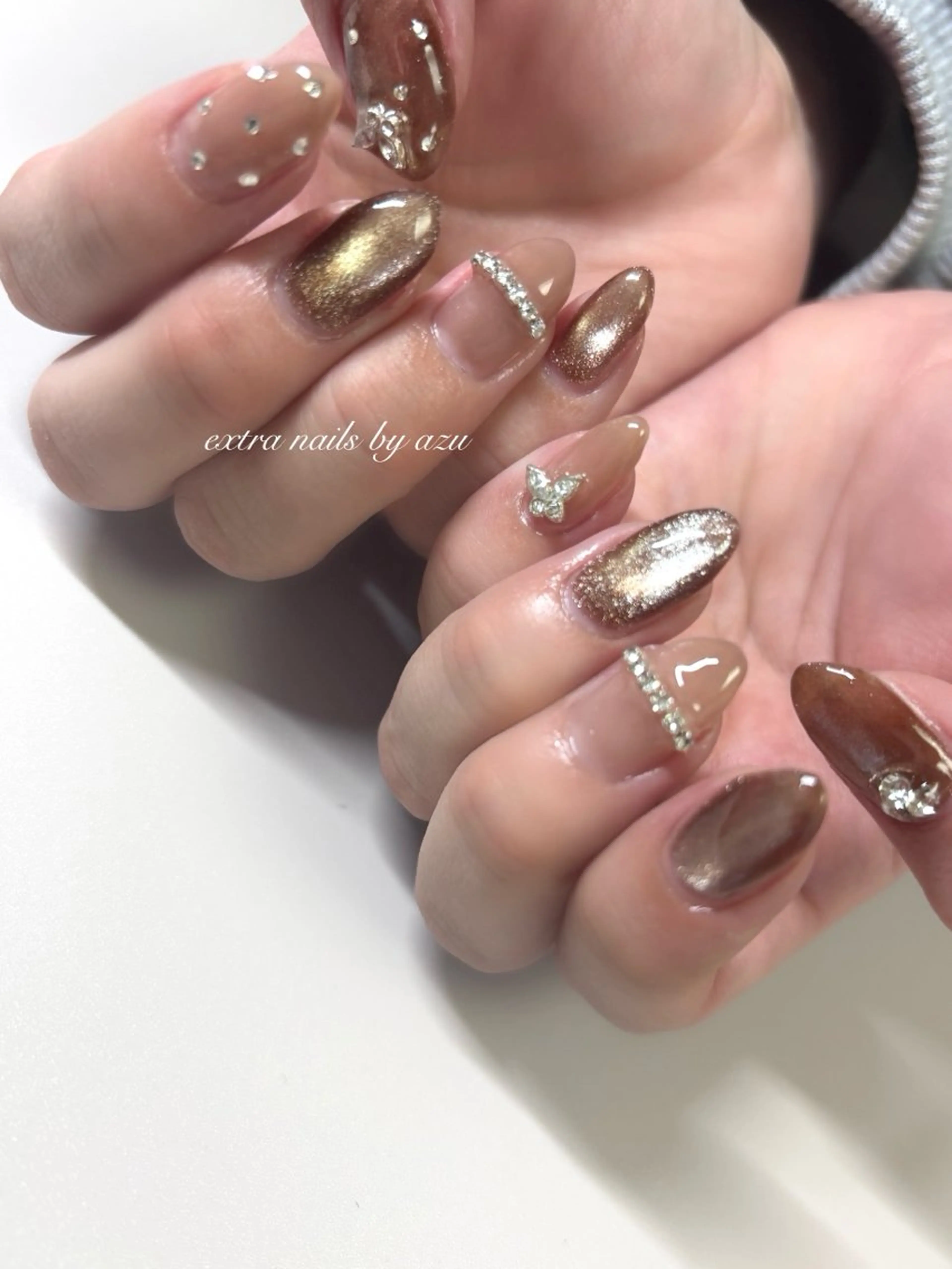 ネイル マグネットネイル ハンドネイル extranails ／lemellaのネイルデザイン