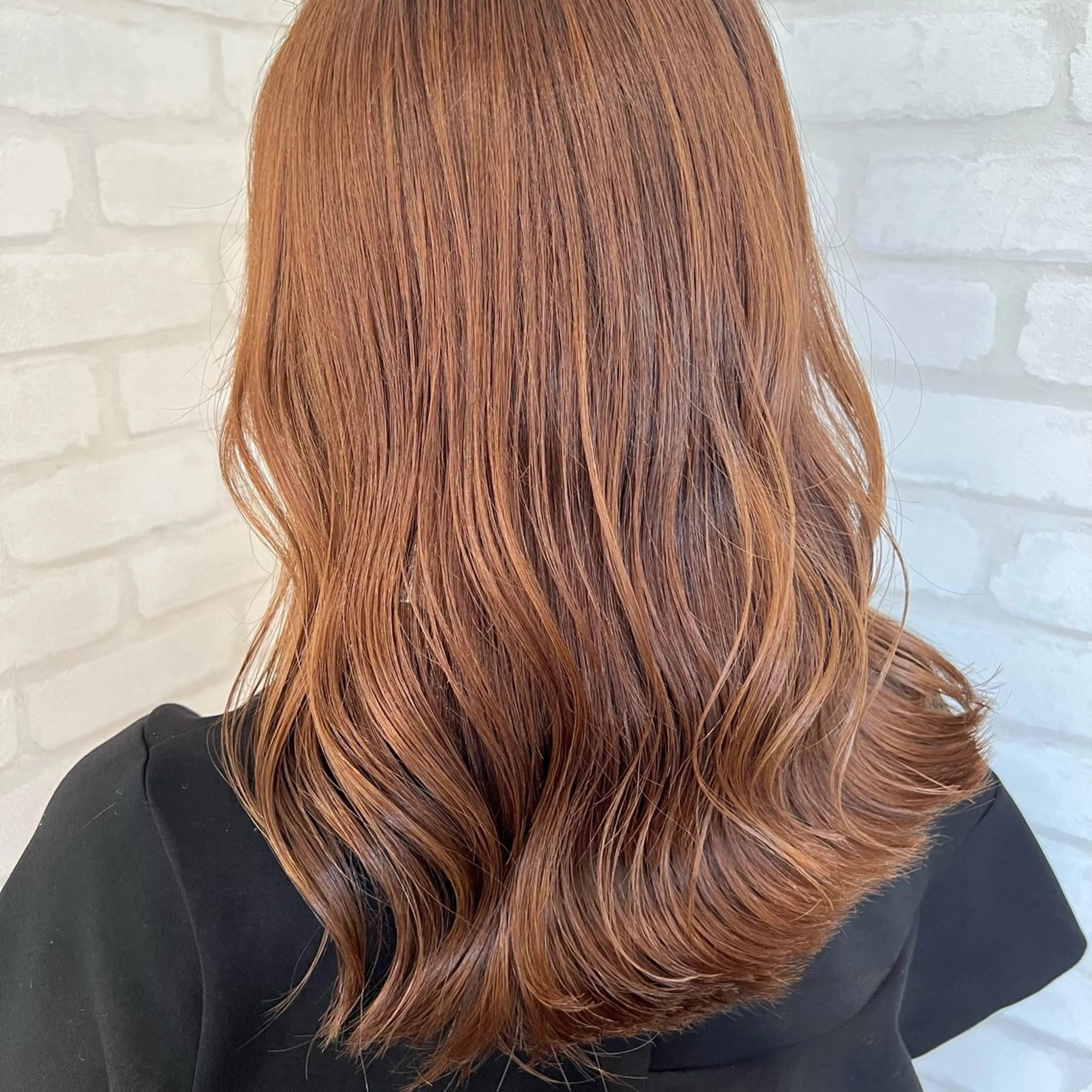 セミロング ヘアカラー トリートメント 🇰🇷韓国風レイヤ ー🇰🇷の達人🔥のヘアスタイル